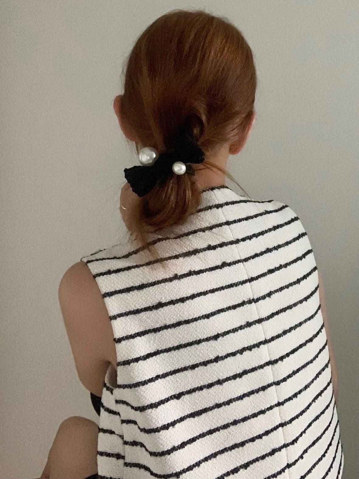 pearl ribbon headband-4col