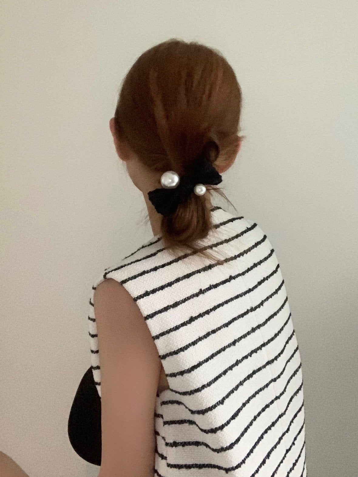 pearl ribbon headband-4col