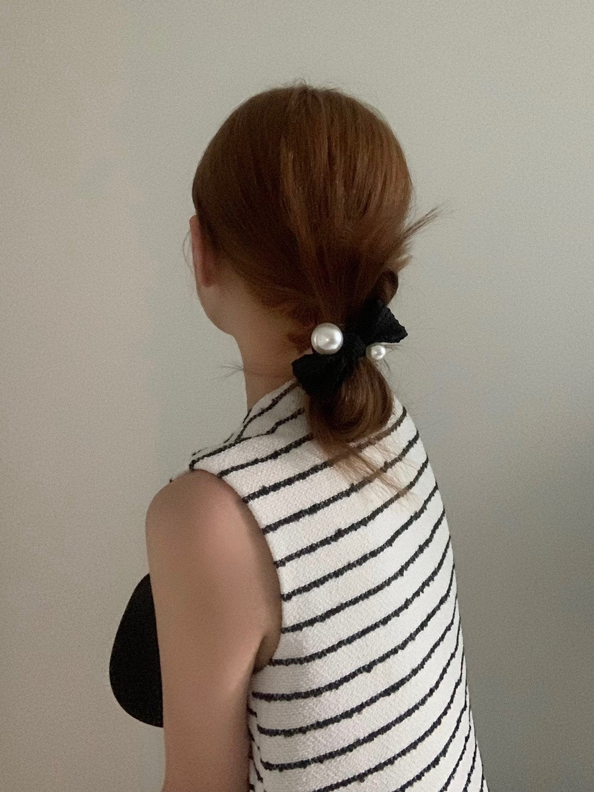 pearl ribbon headband-4col