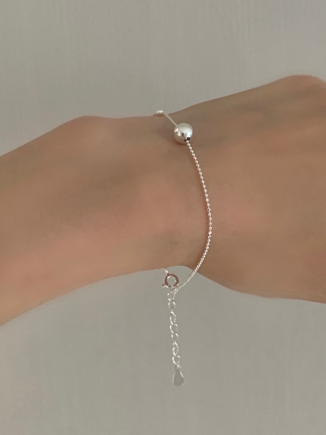 mix silver ball bracelet