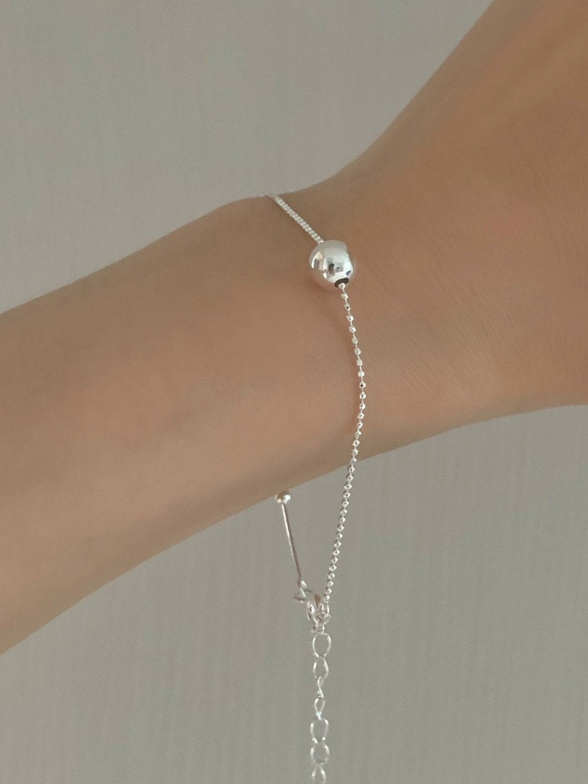 mix silver ball bracelet