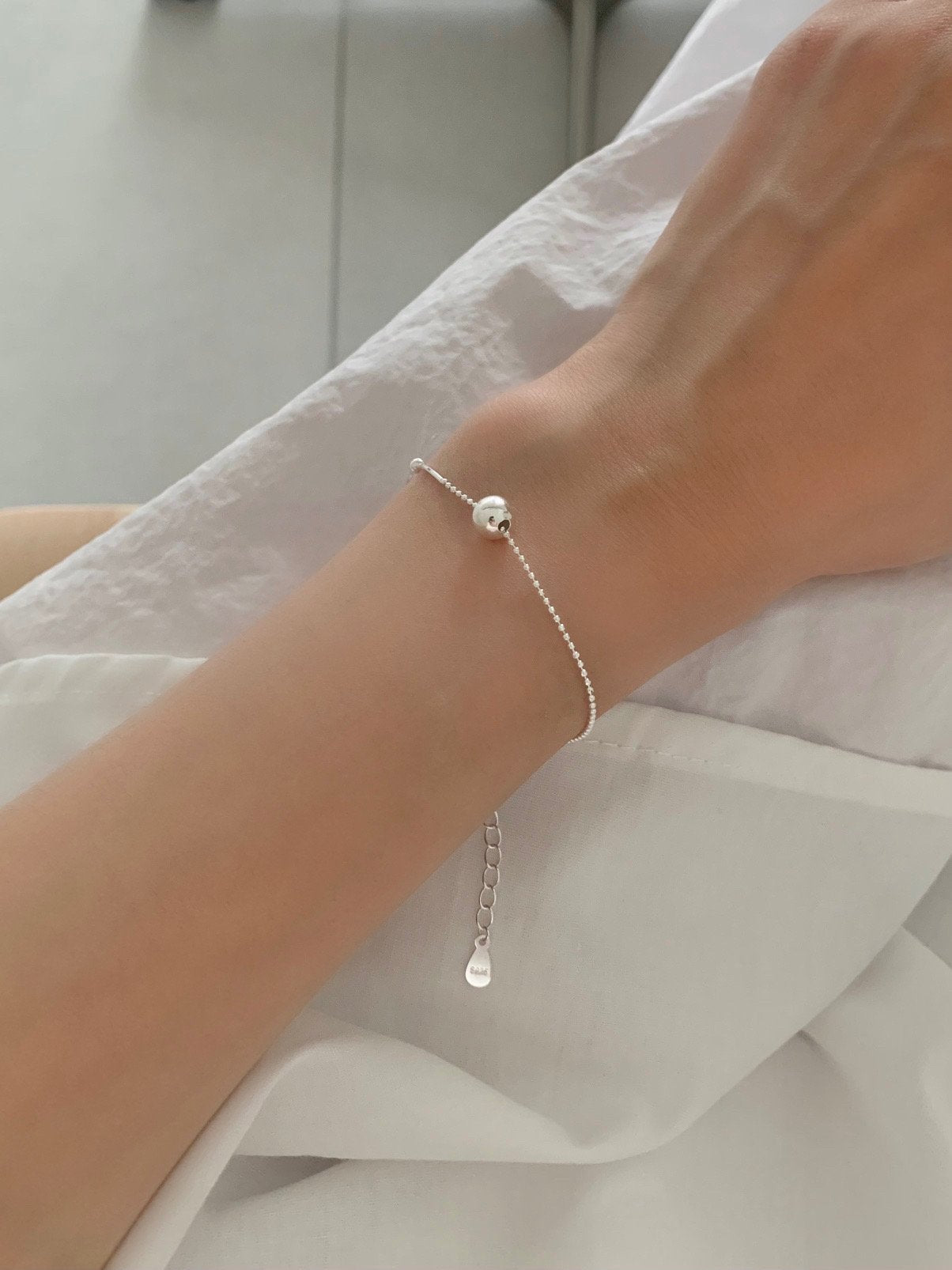 mix silver ball bracelet