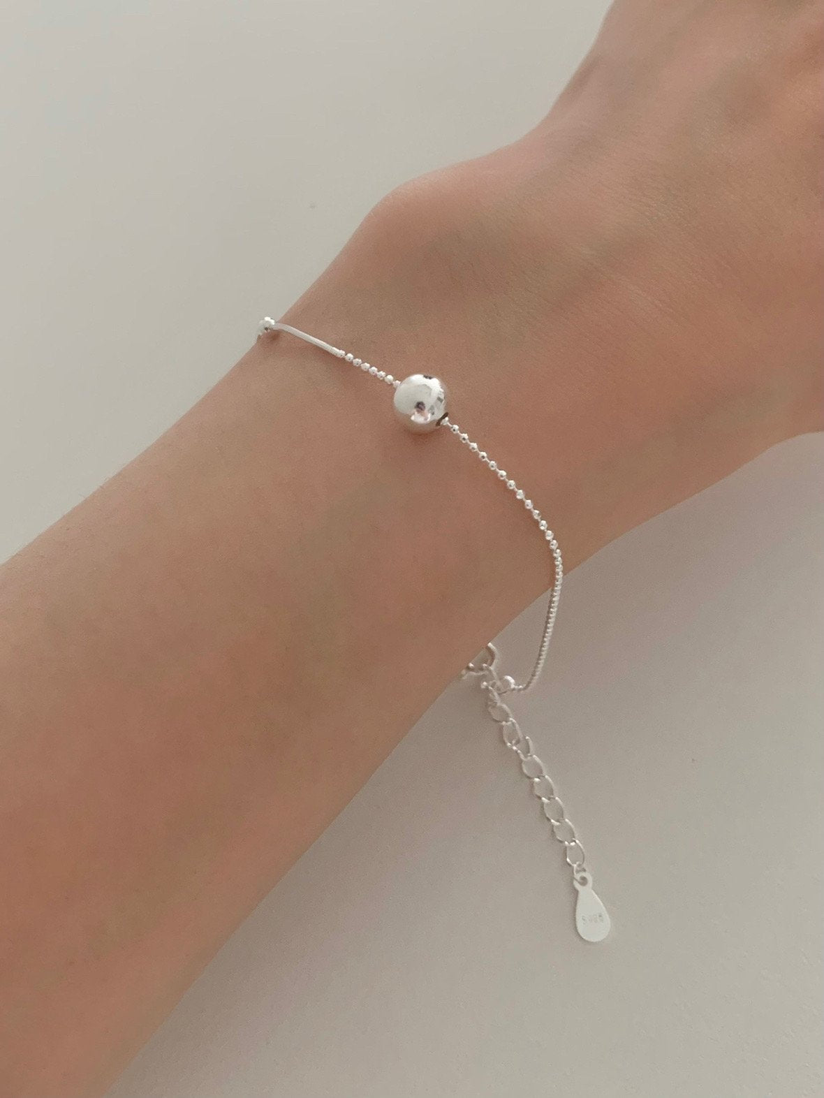 mix silver ball bracelet