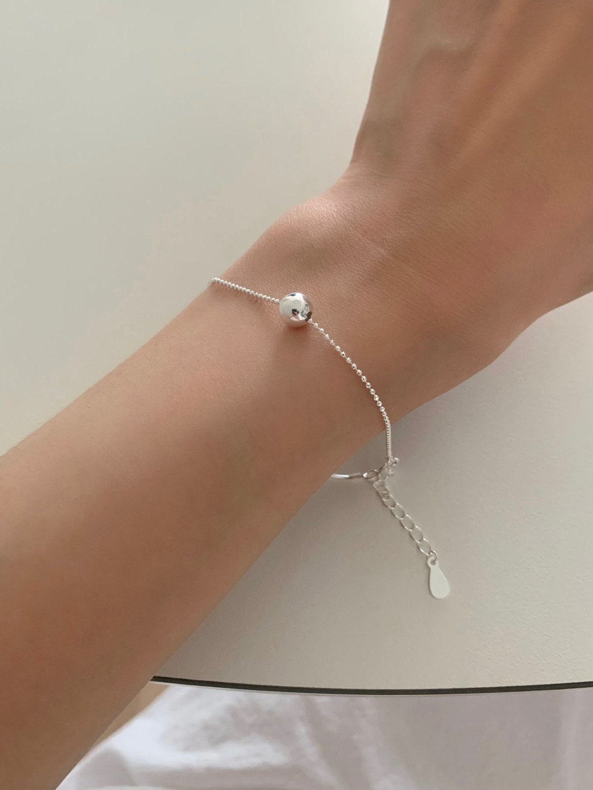 mix silver ball bracelet