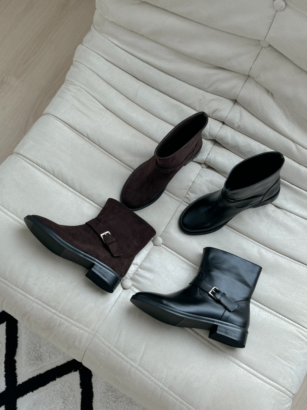 short buckle rider boots
