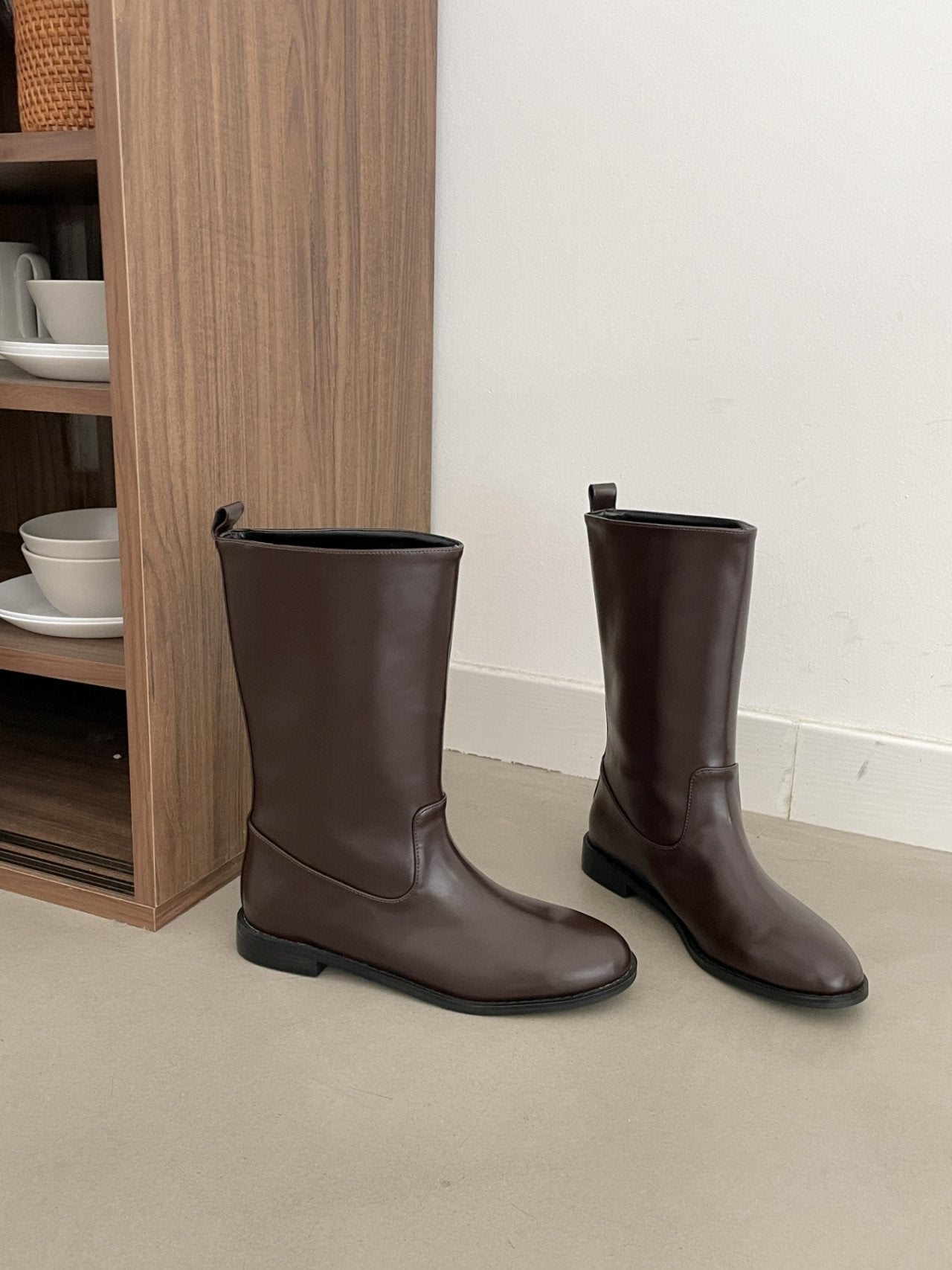 Lo Round middle boots