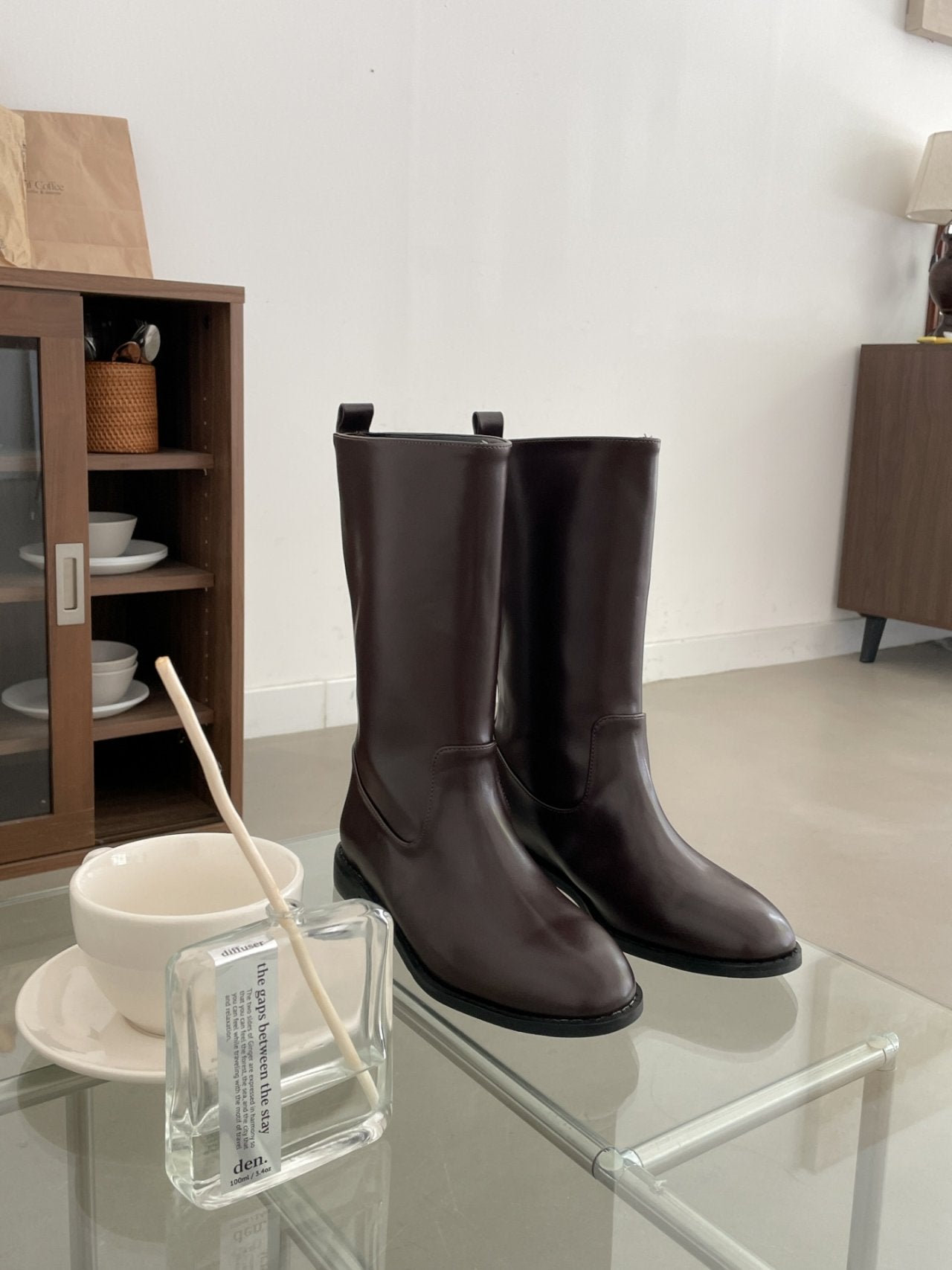 Lo Round middle boots