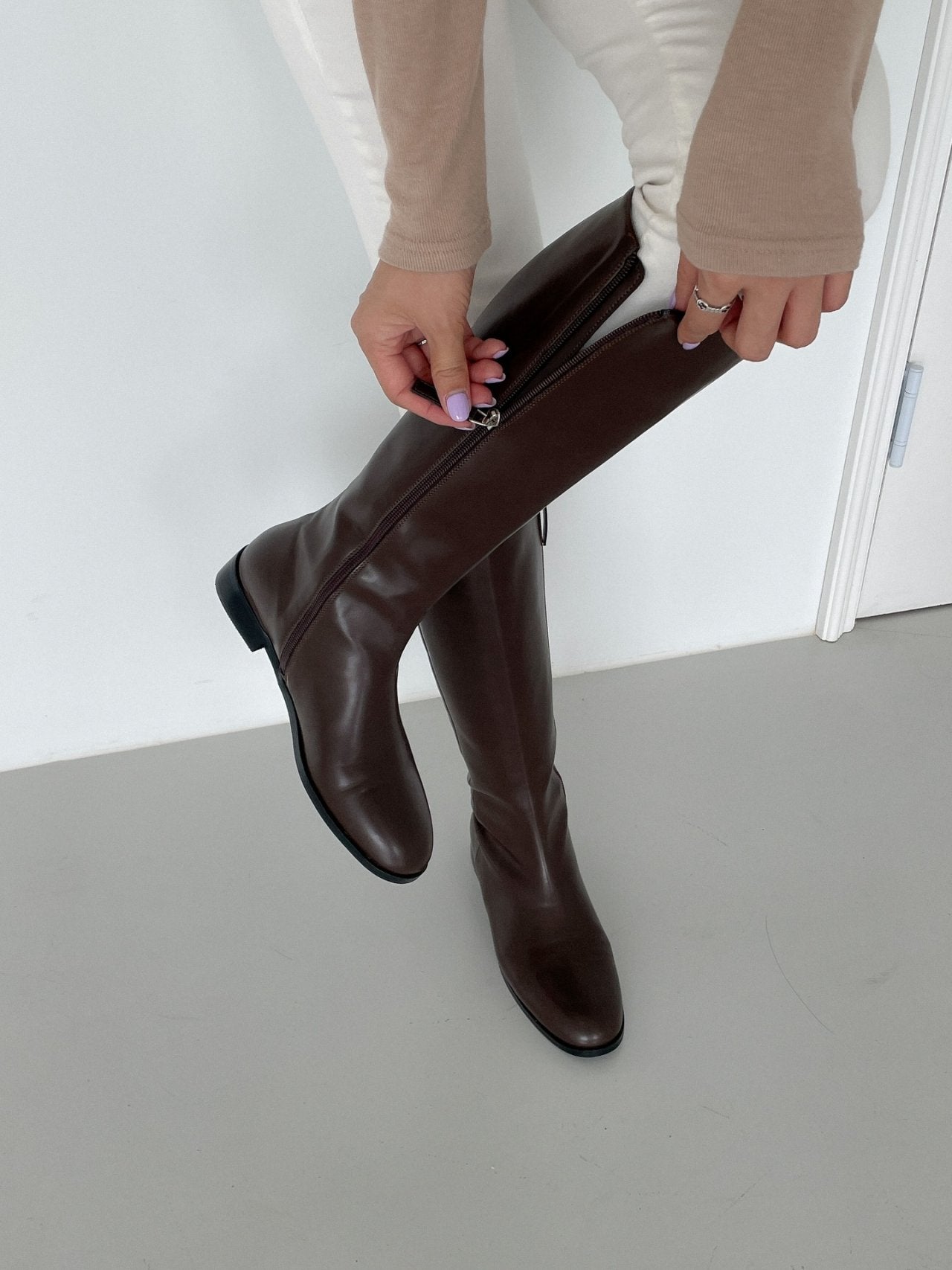 Lo Slim Long Boots