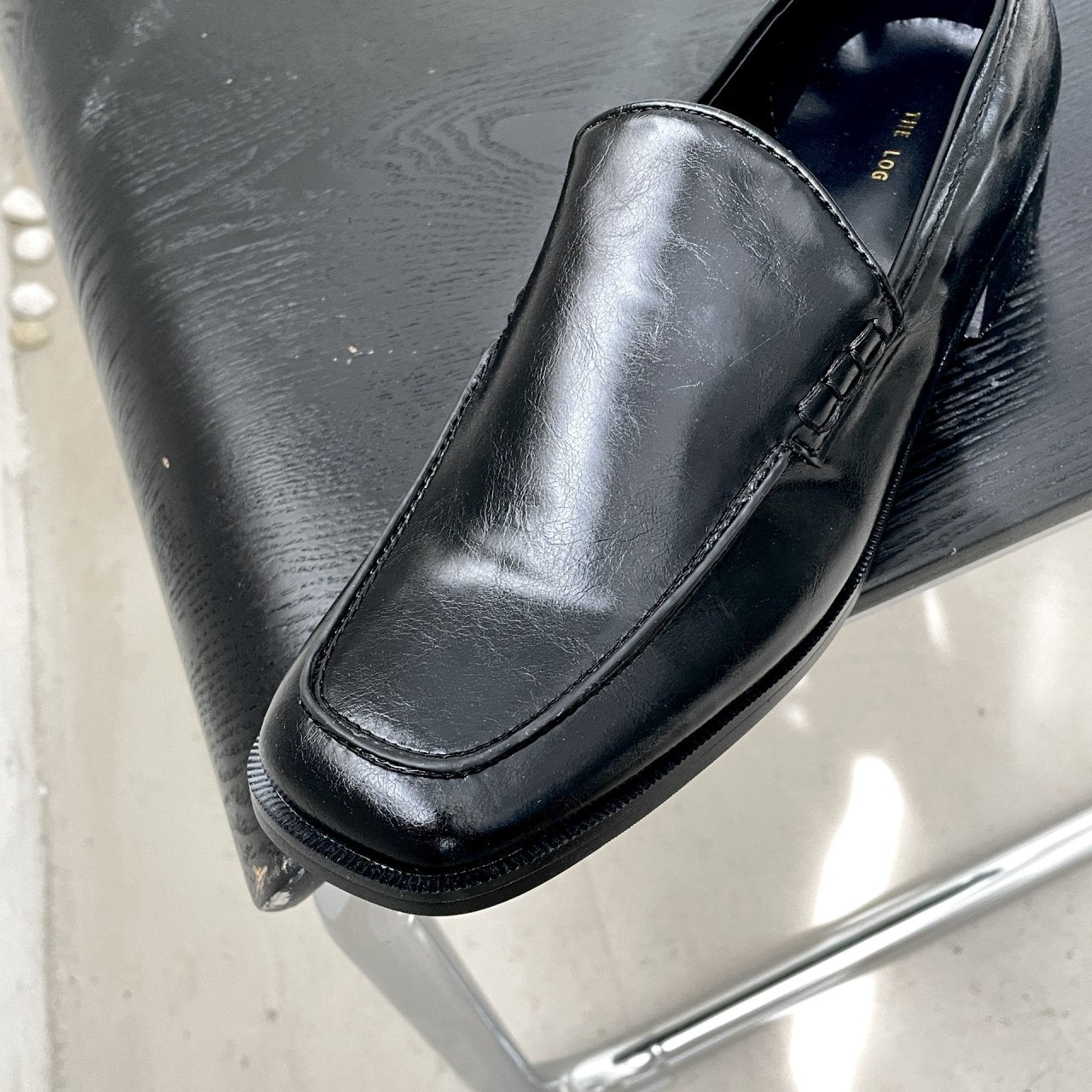 Square simple loafers