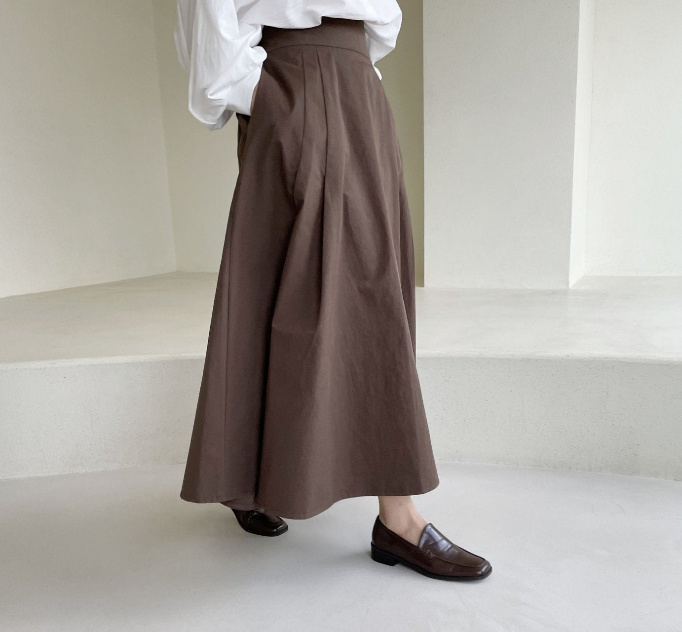 Square simple loafers