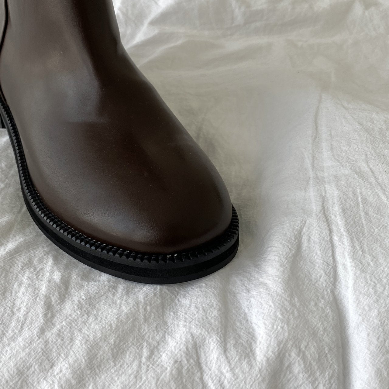 relaxed fit long boots