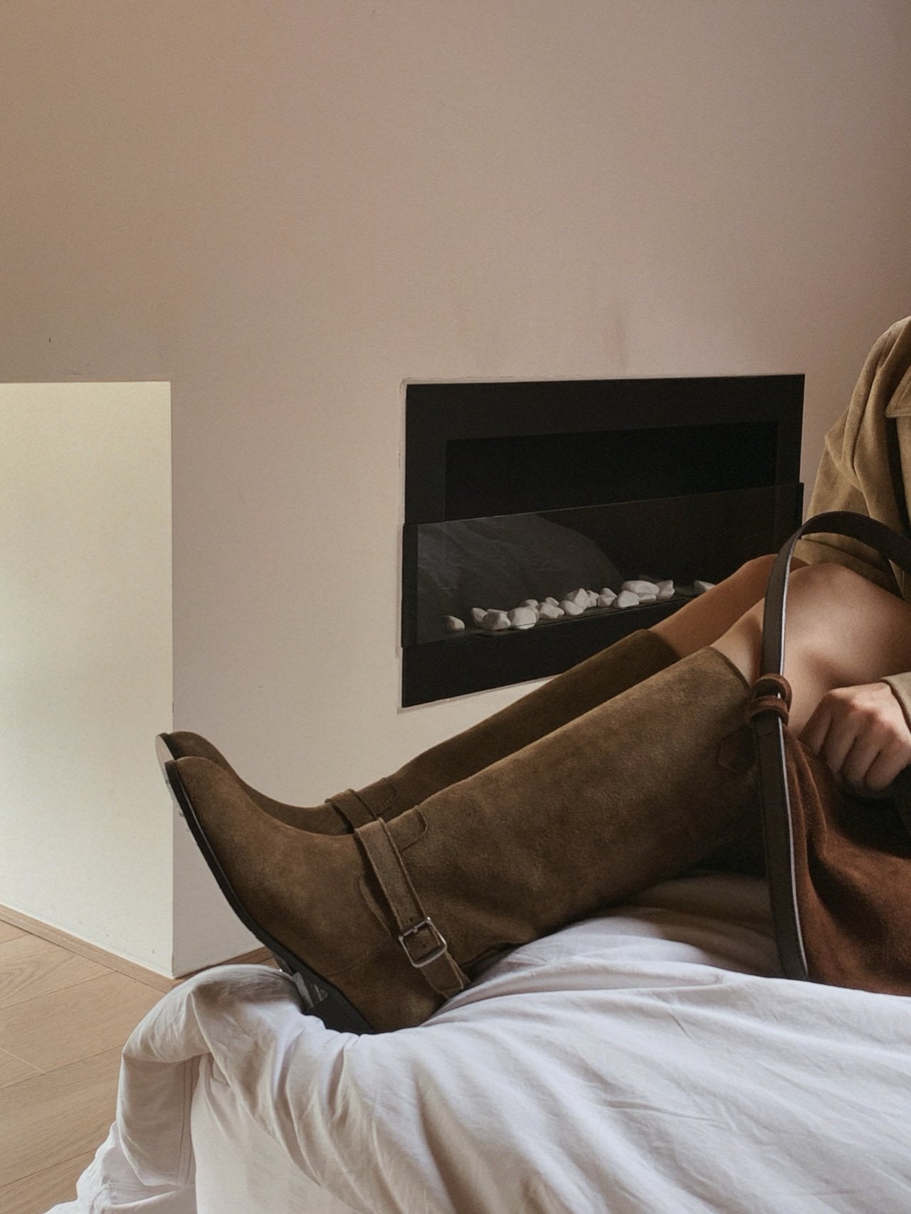 Dual Mood Leather long boots