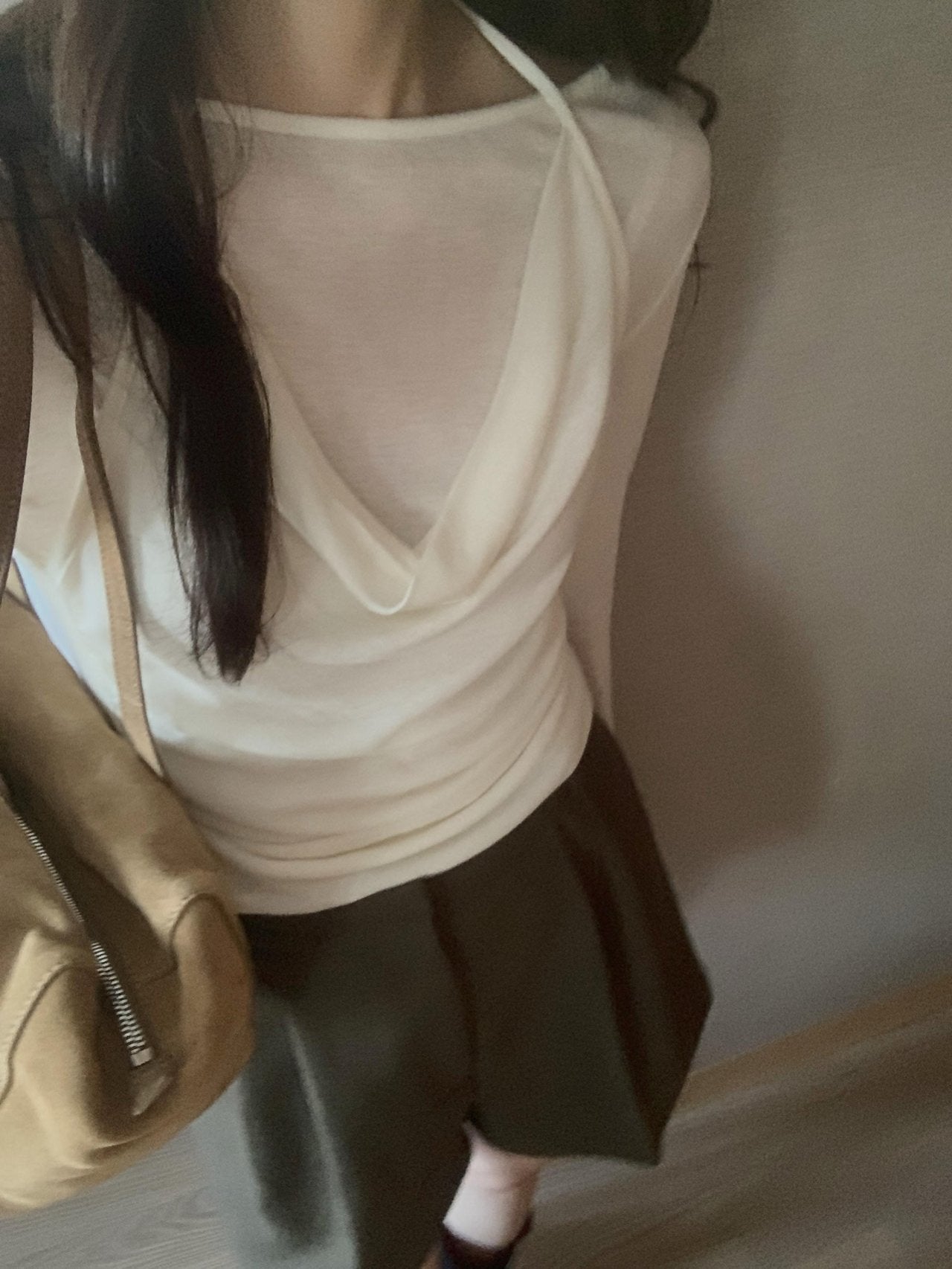 Halter layered T-3col