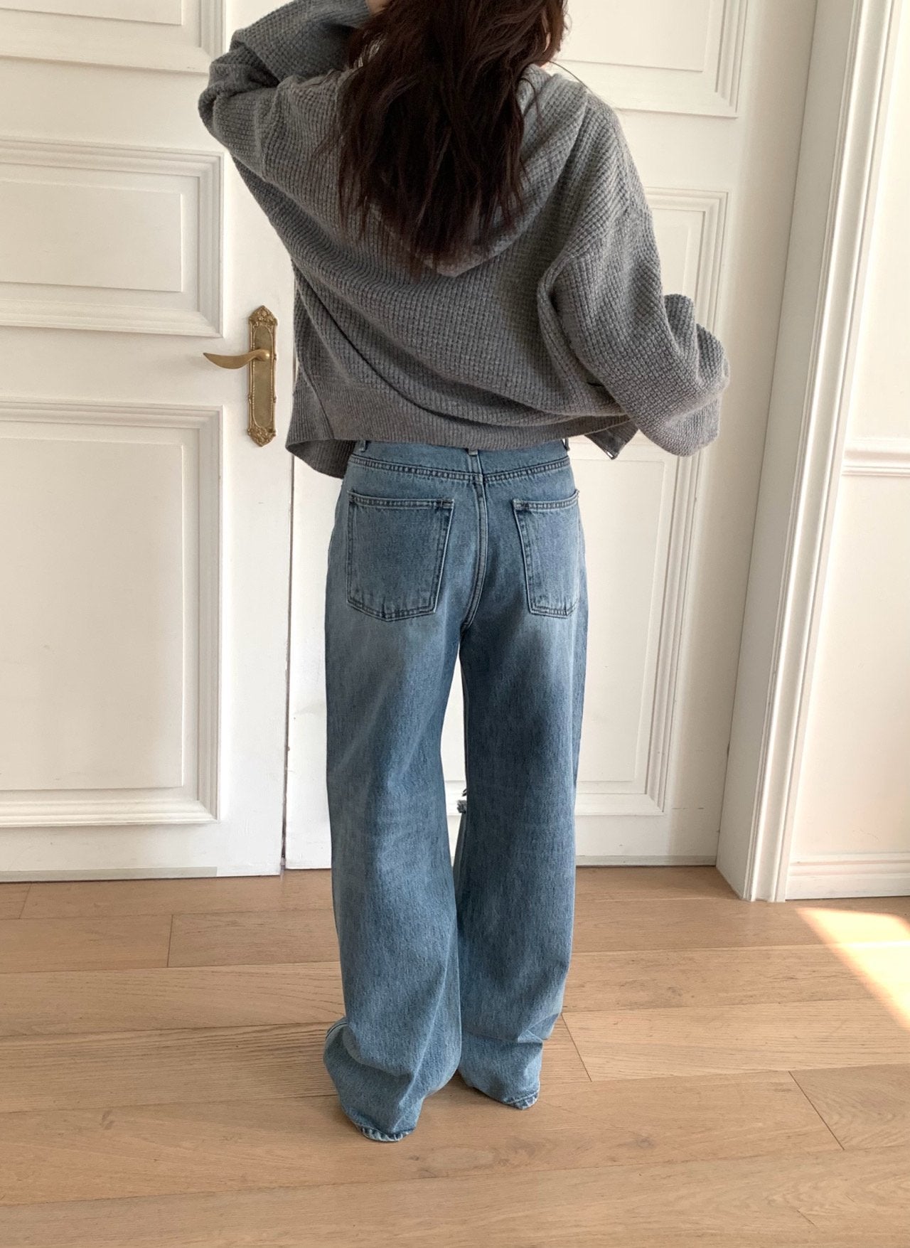 deondo destroyed denim