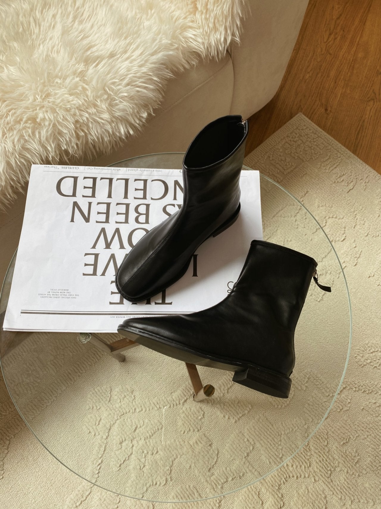 Madeleine stitch ankle boots-2col