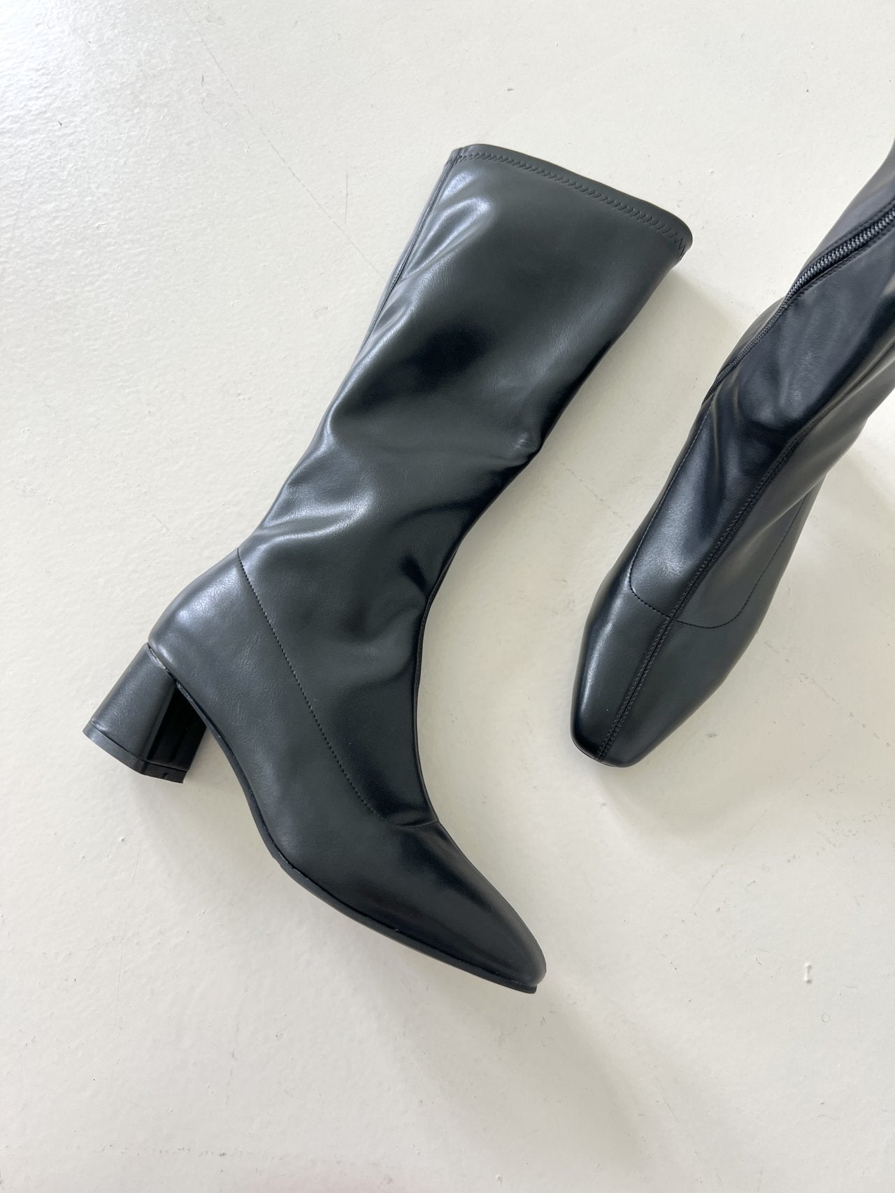 spandex 7cm boots