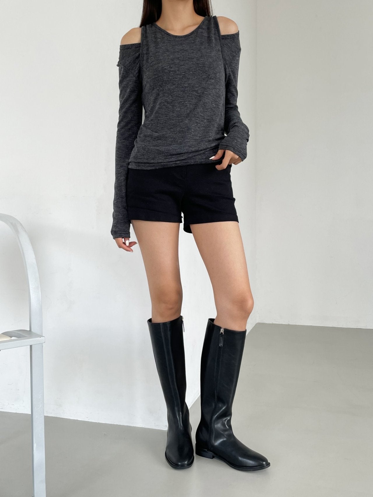 Basic Slim Line Long Boots