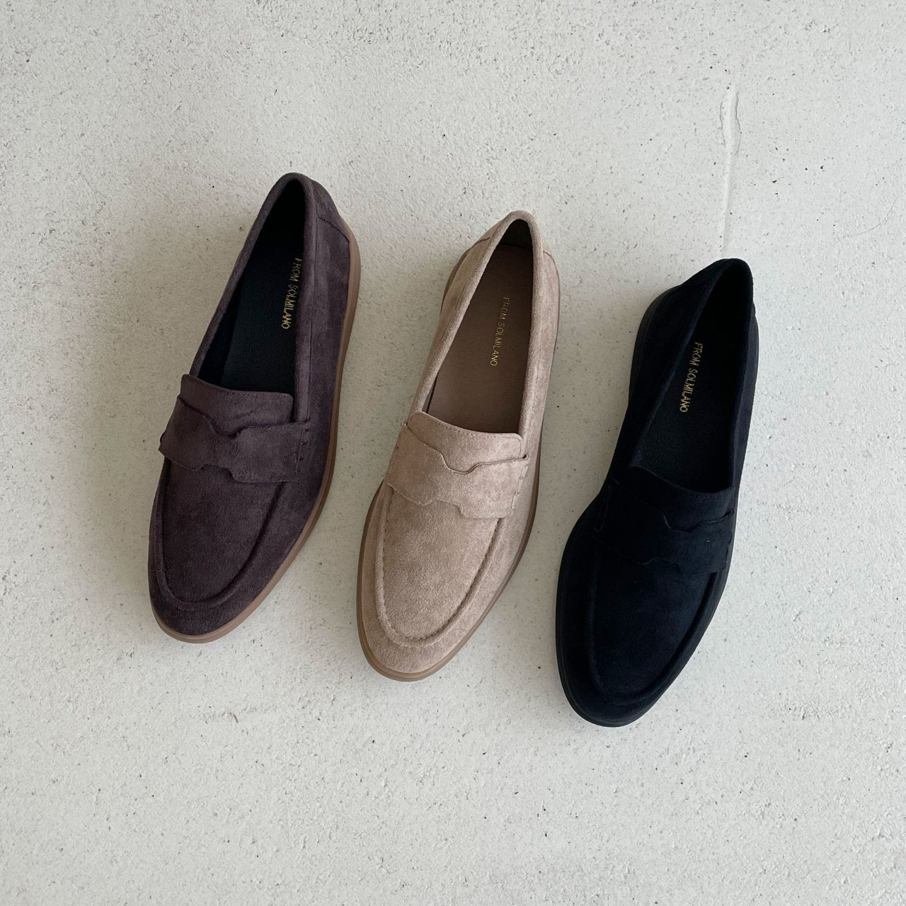 sol Daily suede loafers