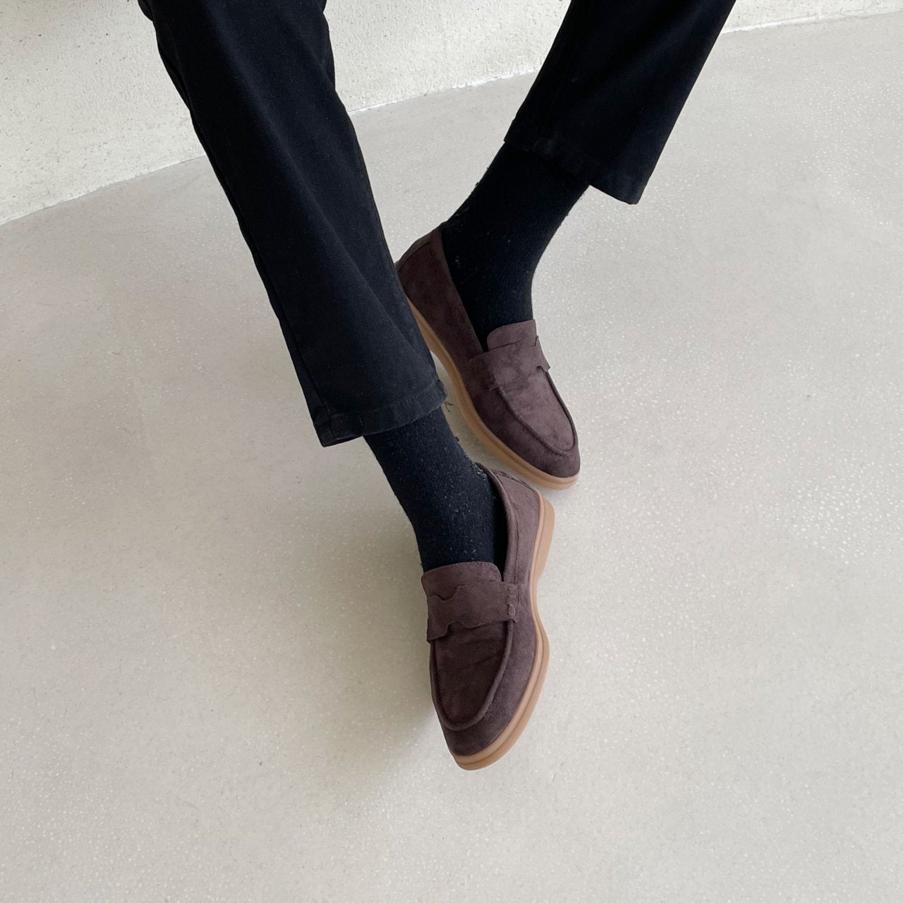 sol Daily suede loafers