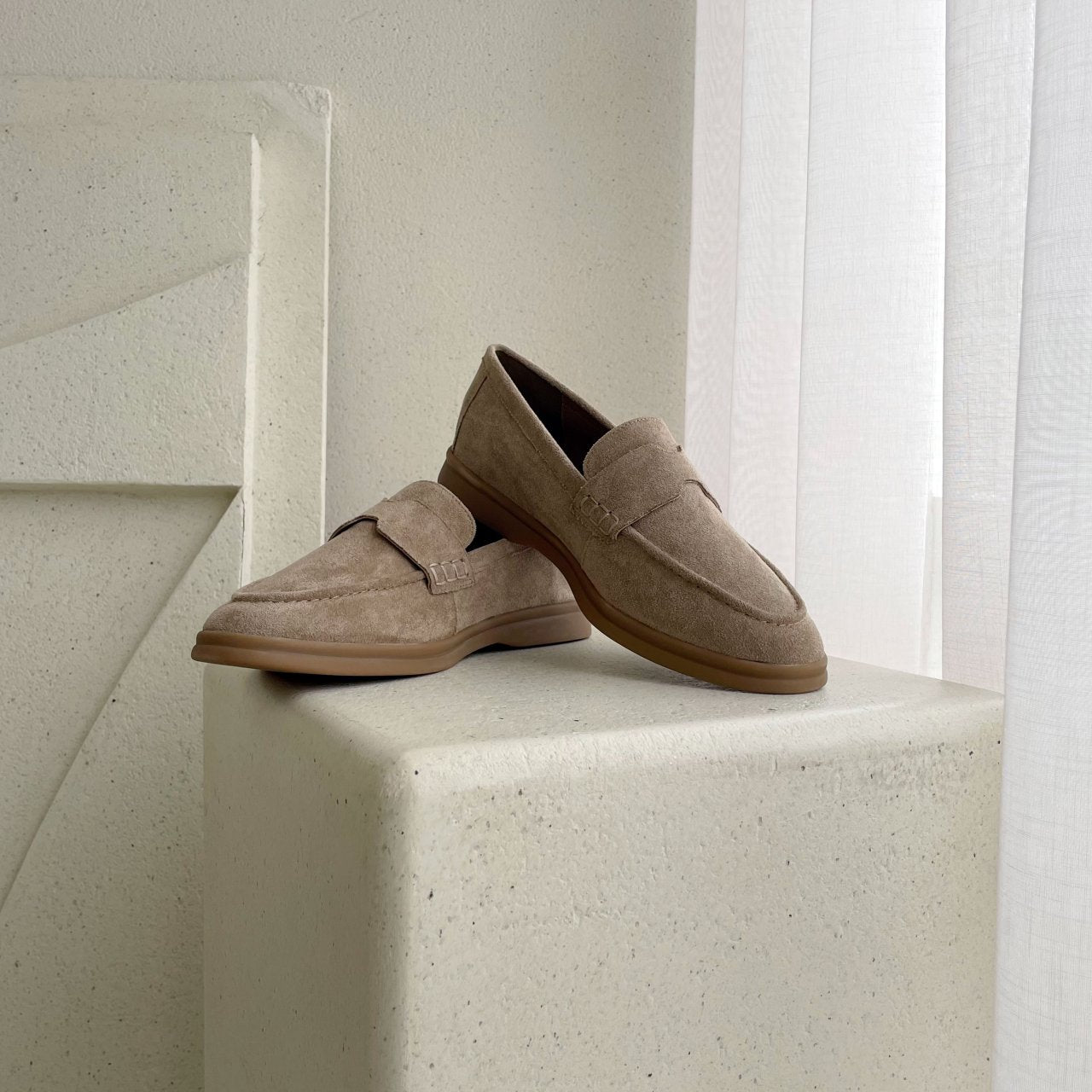 sol Daily suede loafers