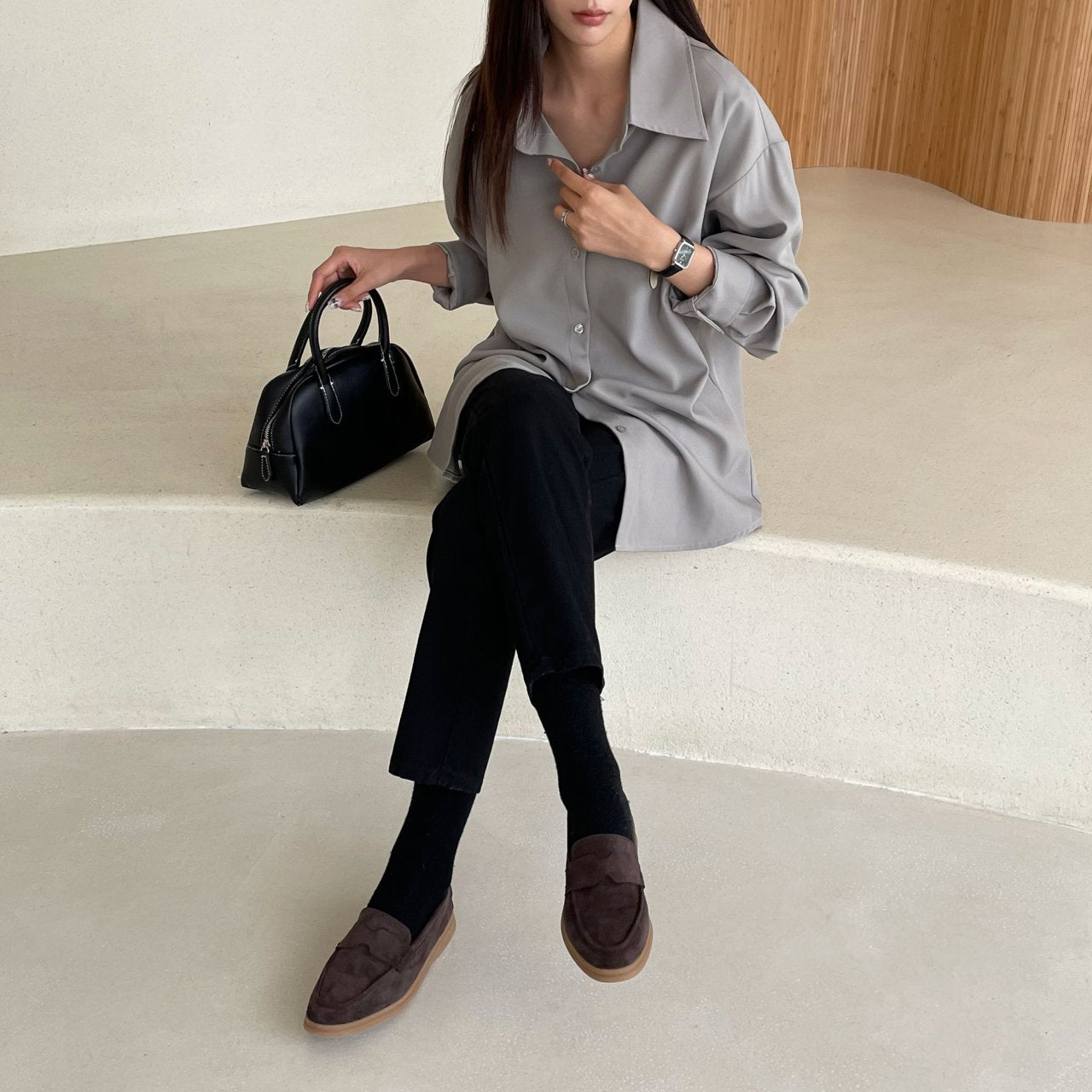 sol Daily suede loafers