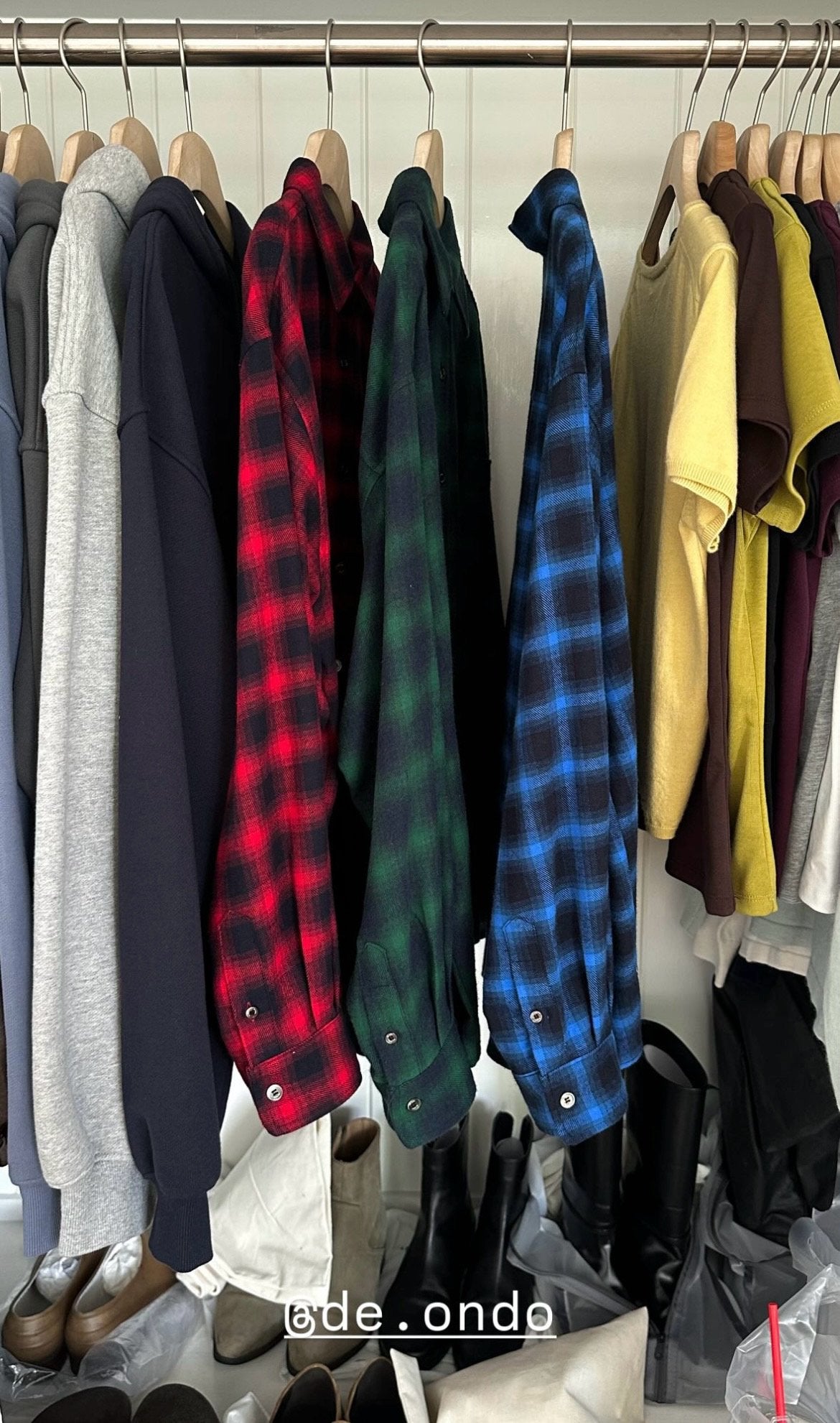 Buffalo check shirt-3col