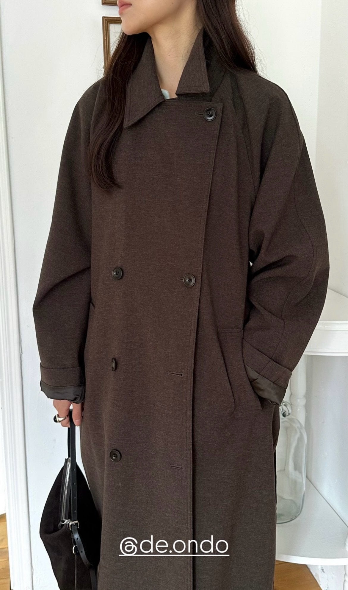 Willow double trench coat-2col
