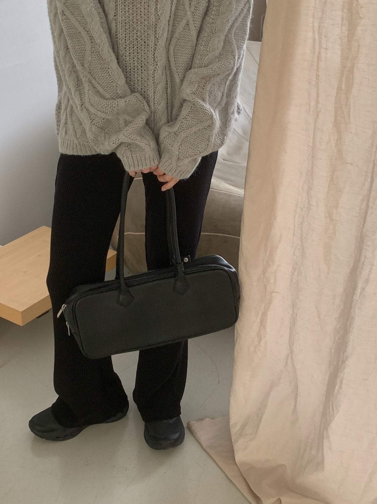 Tom rib pants-2col