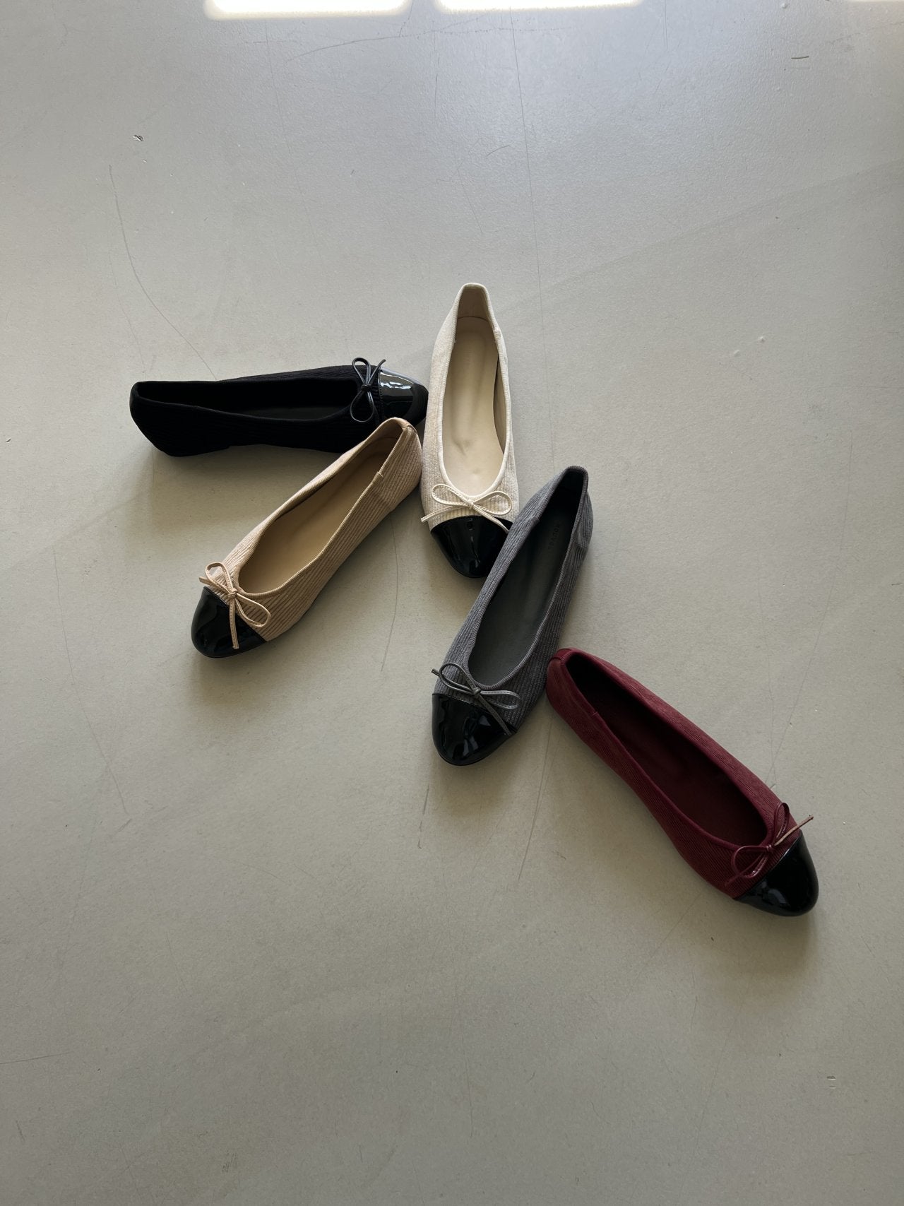 Corduroy Ribbon Flat