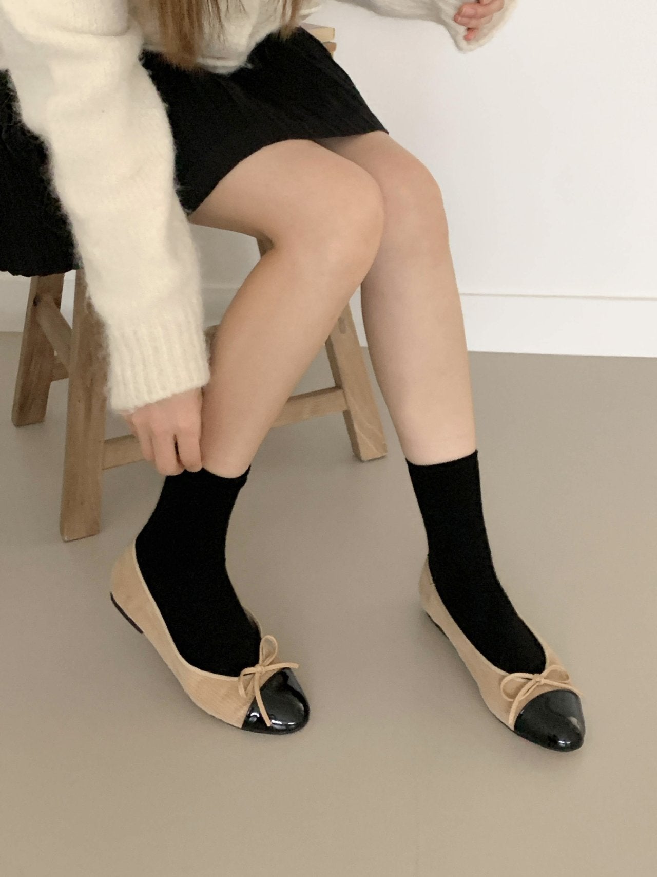 Corduroy Ribbon Flat