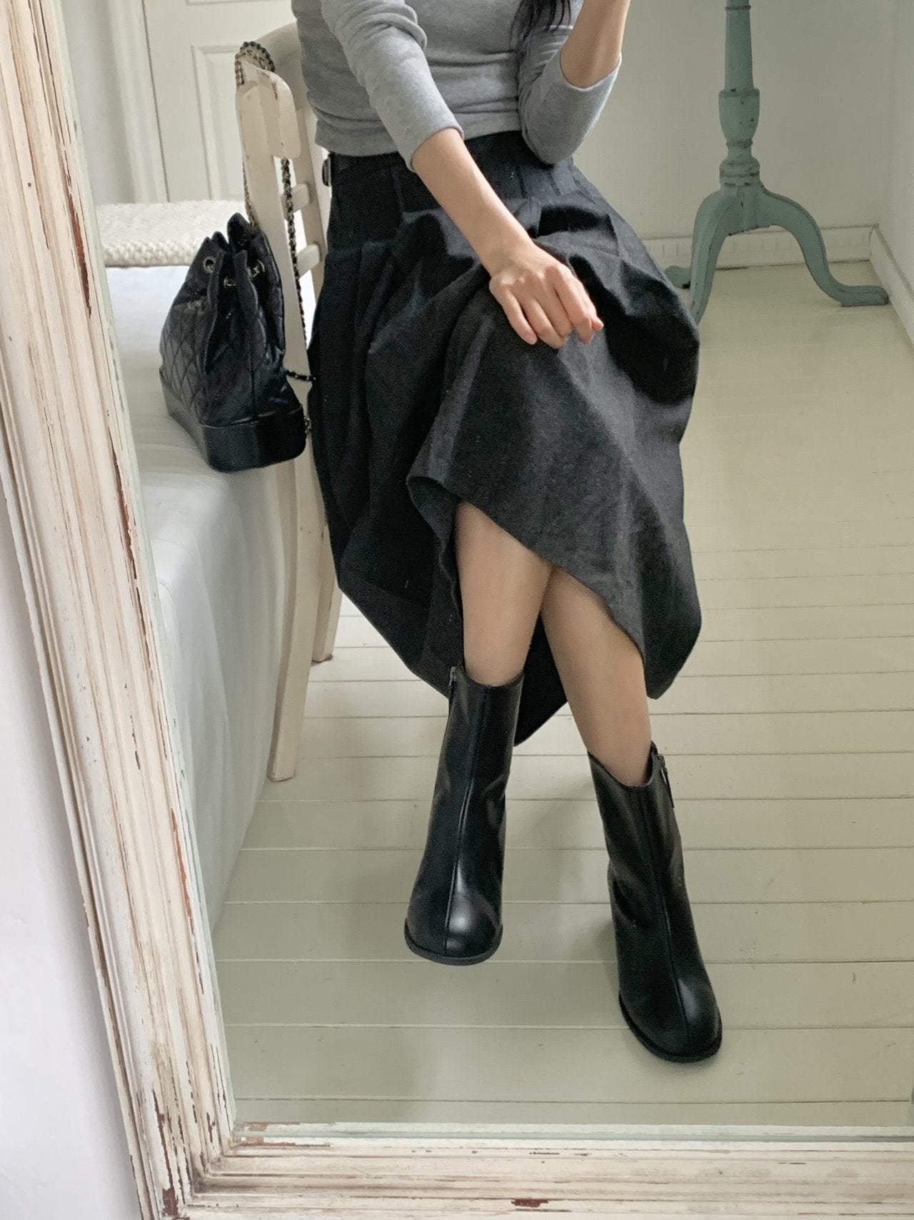 incision middle 5cm ankle boots