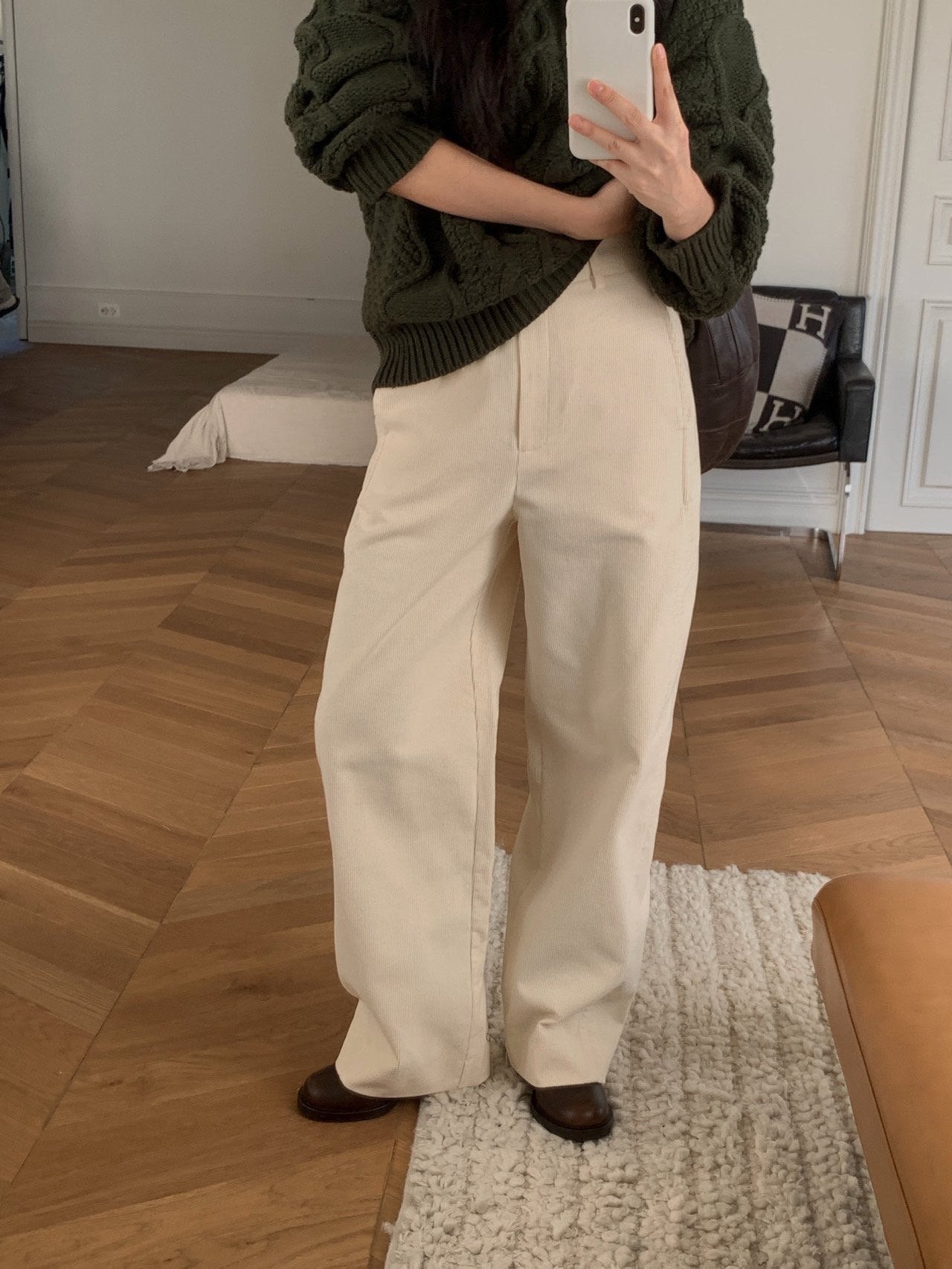 Corduroy boy pants-3col