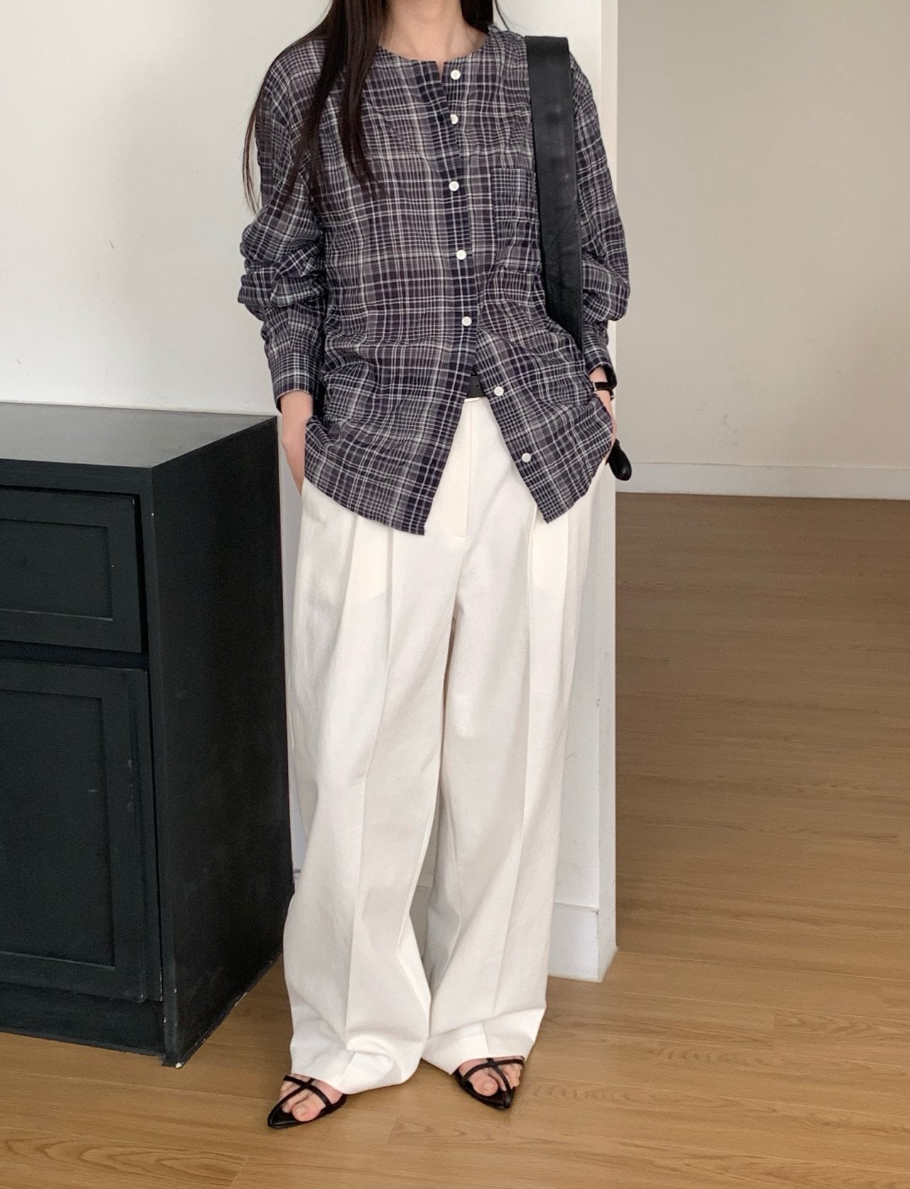 bold cotton pants-2col