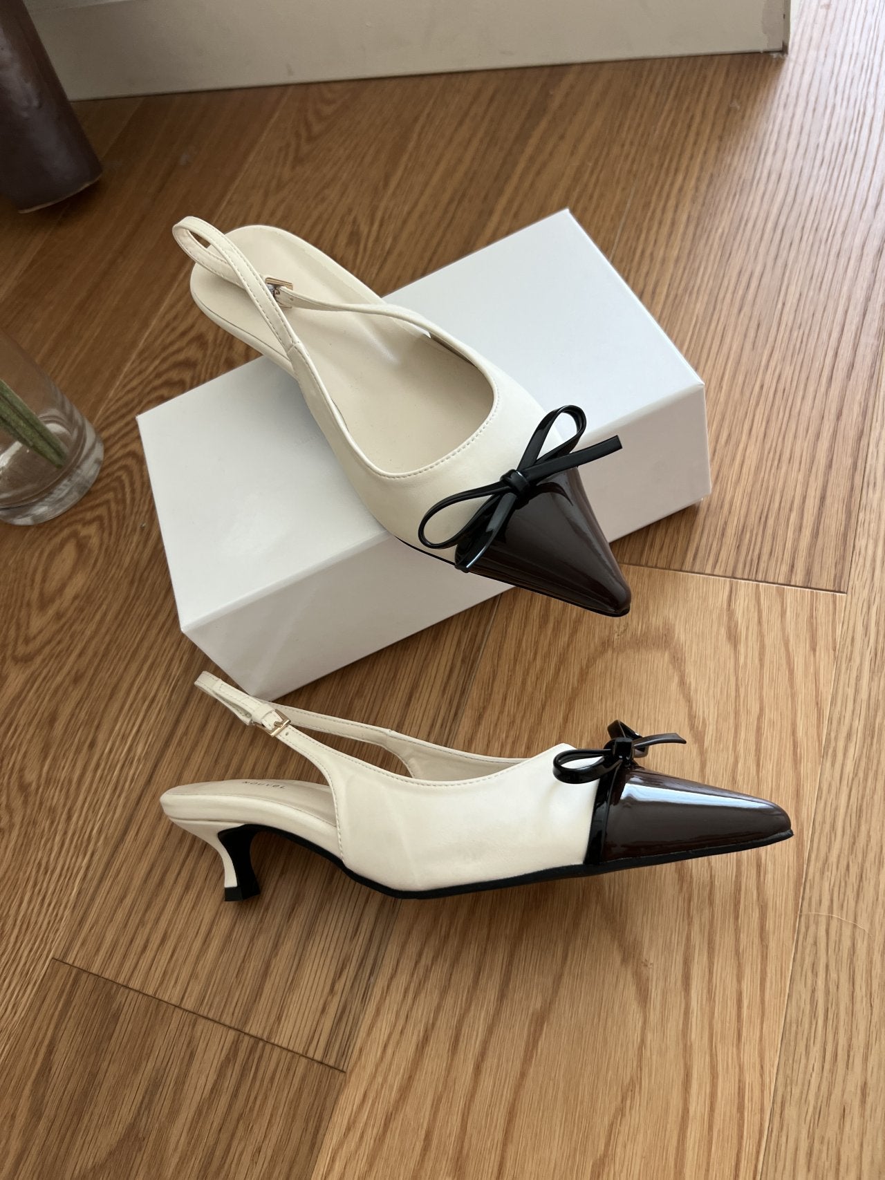 Ribbon Kitten Hill Slingback