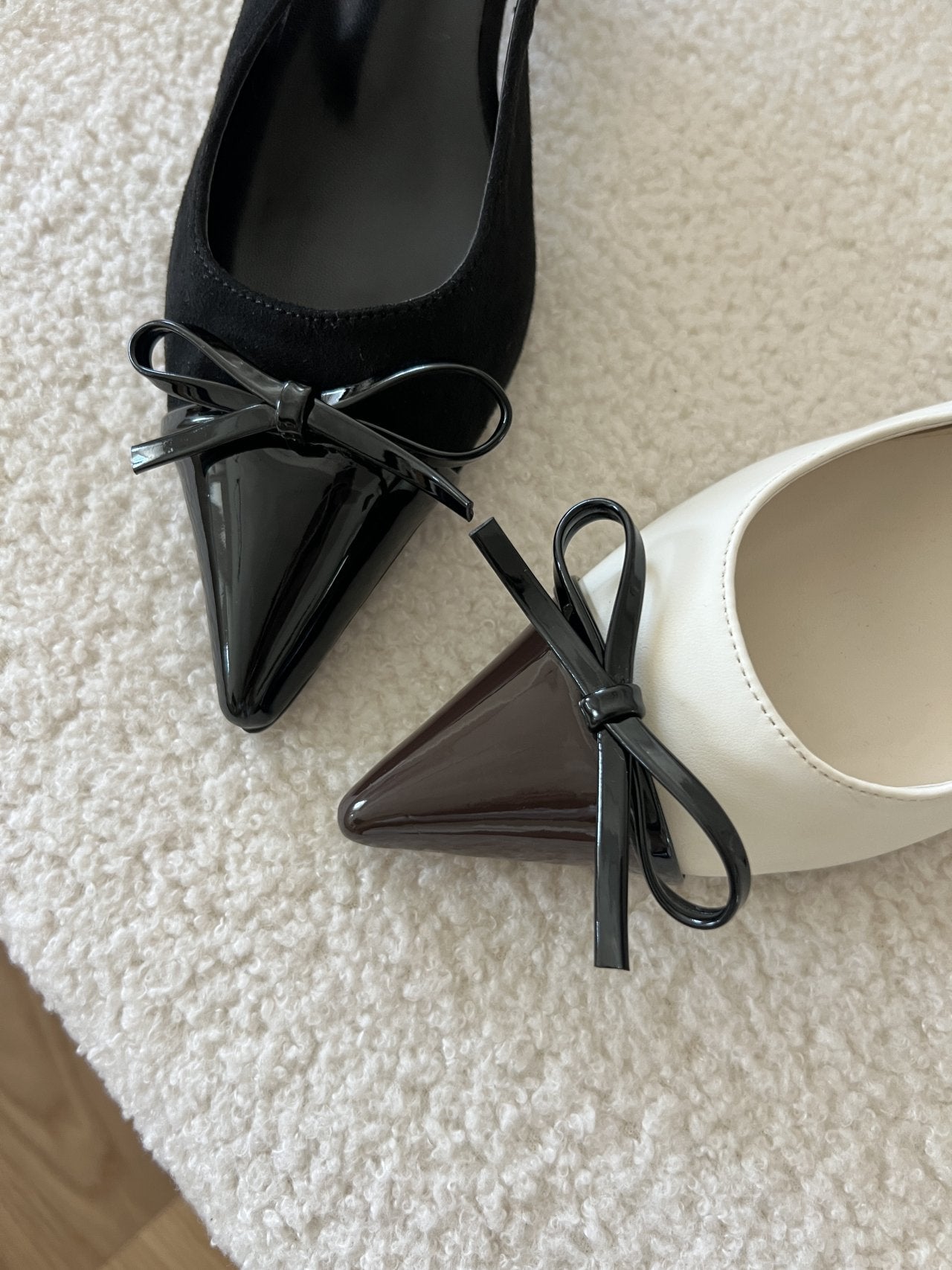Ribbon Kitten Hill Slingback