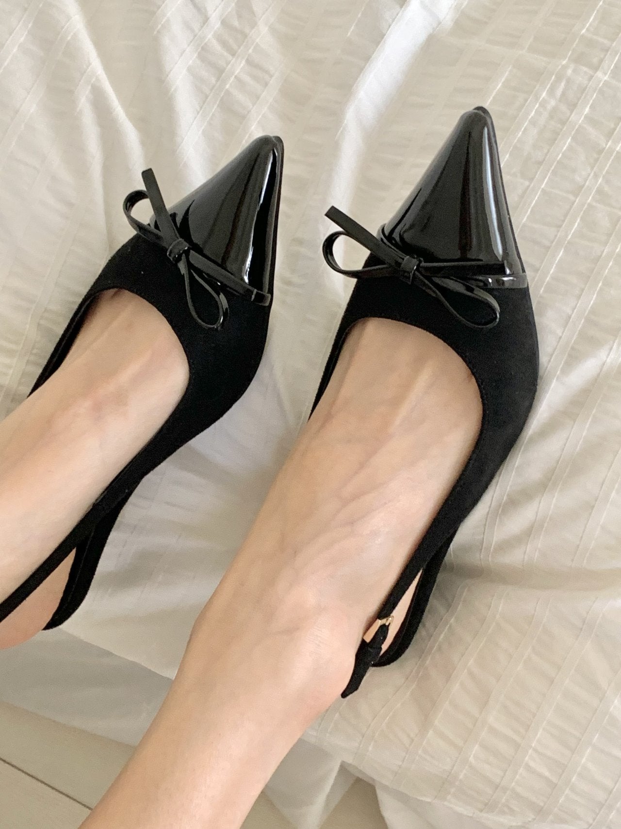 Ribbon Kitten Hill Slingback