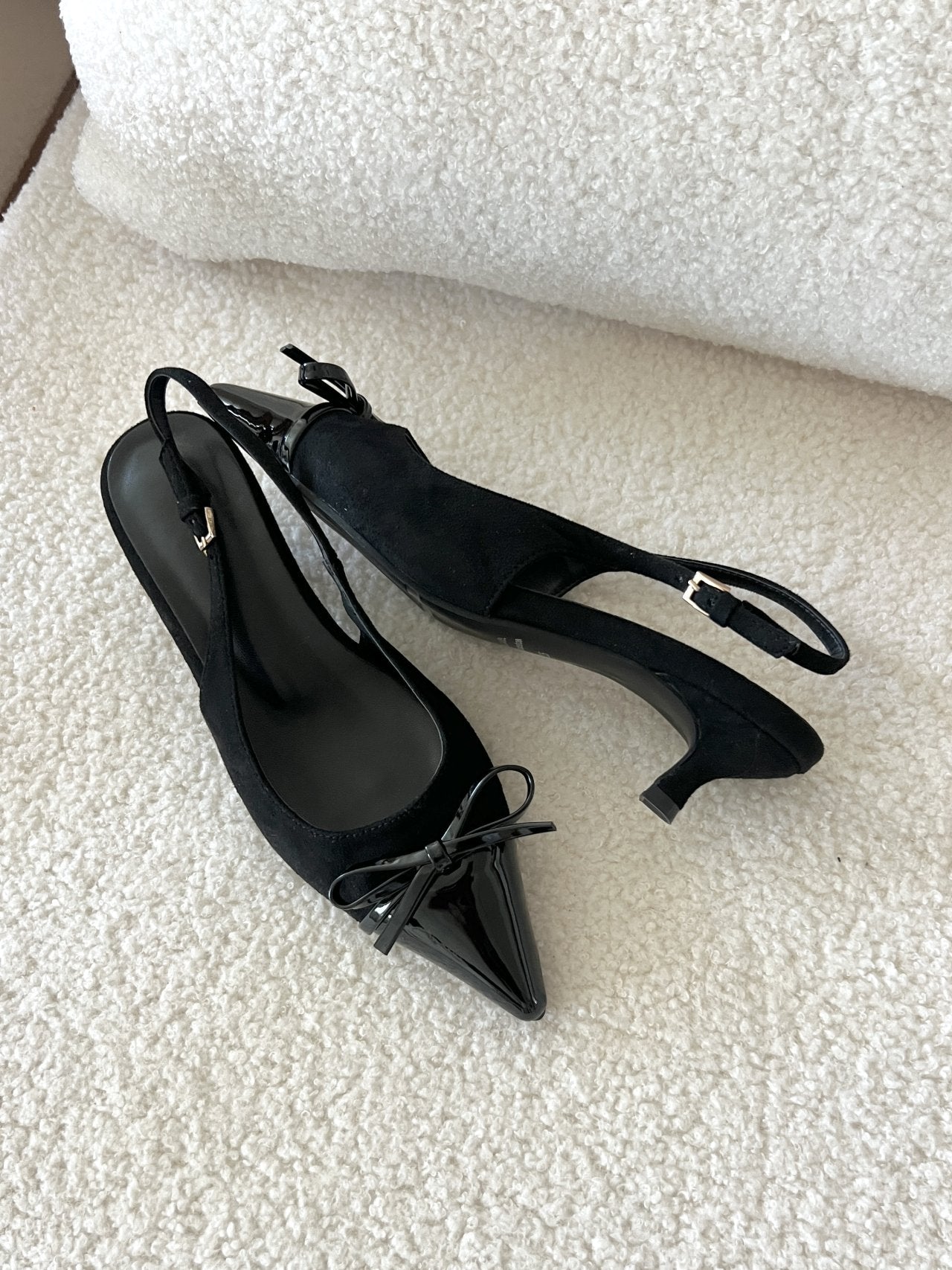 Ribbon Kitten Hill Slingback