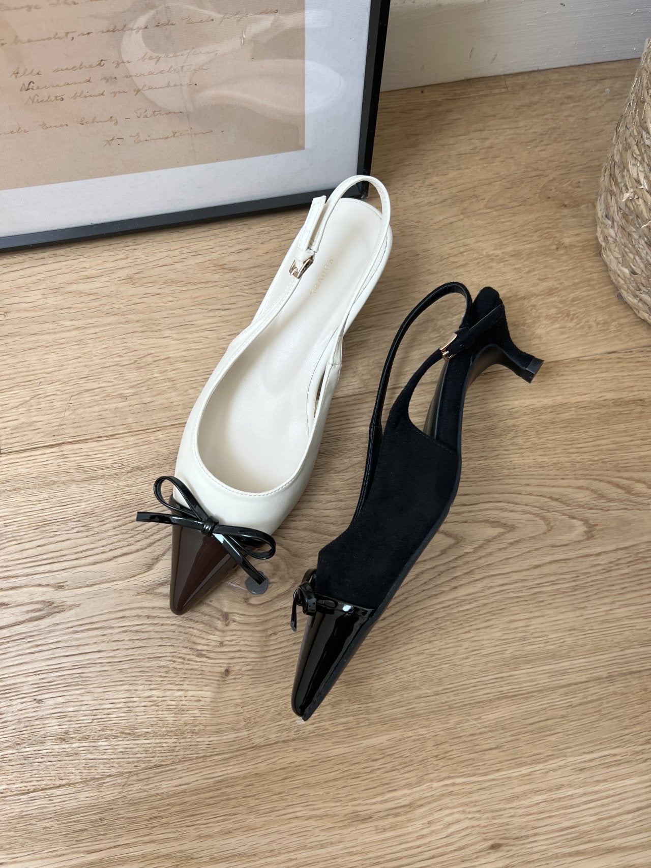 Ribbon Kitten Hill Slingback
