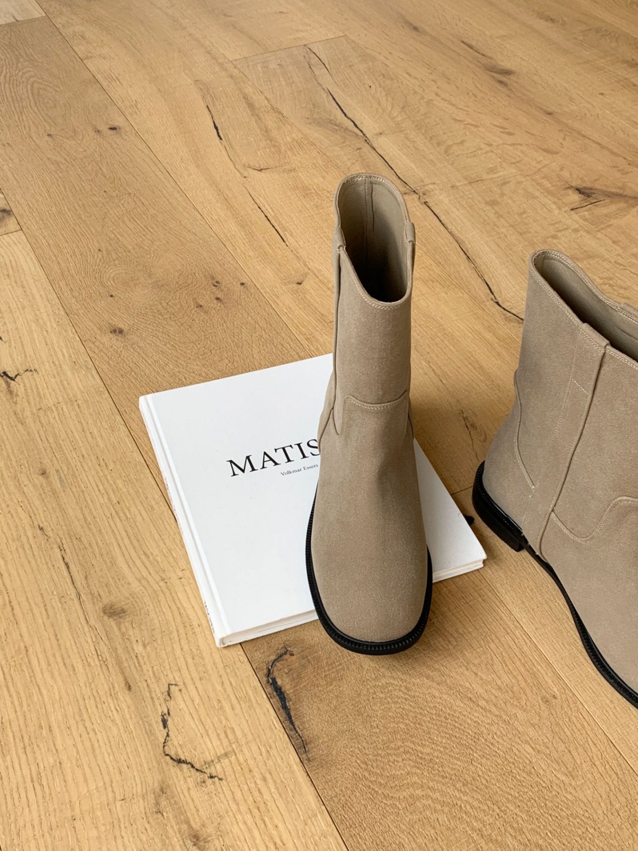 Daily Suede Middle Boots