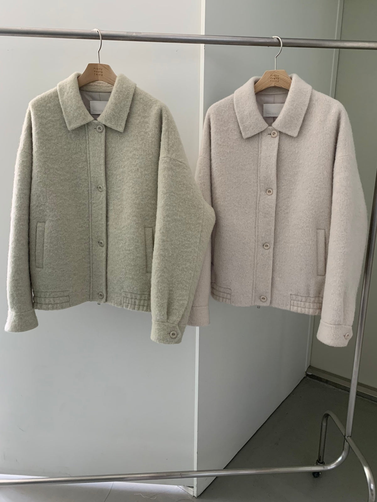 handmade suri alpaca jacket ct-2col