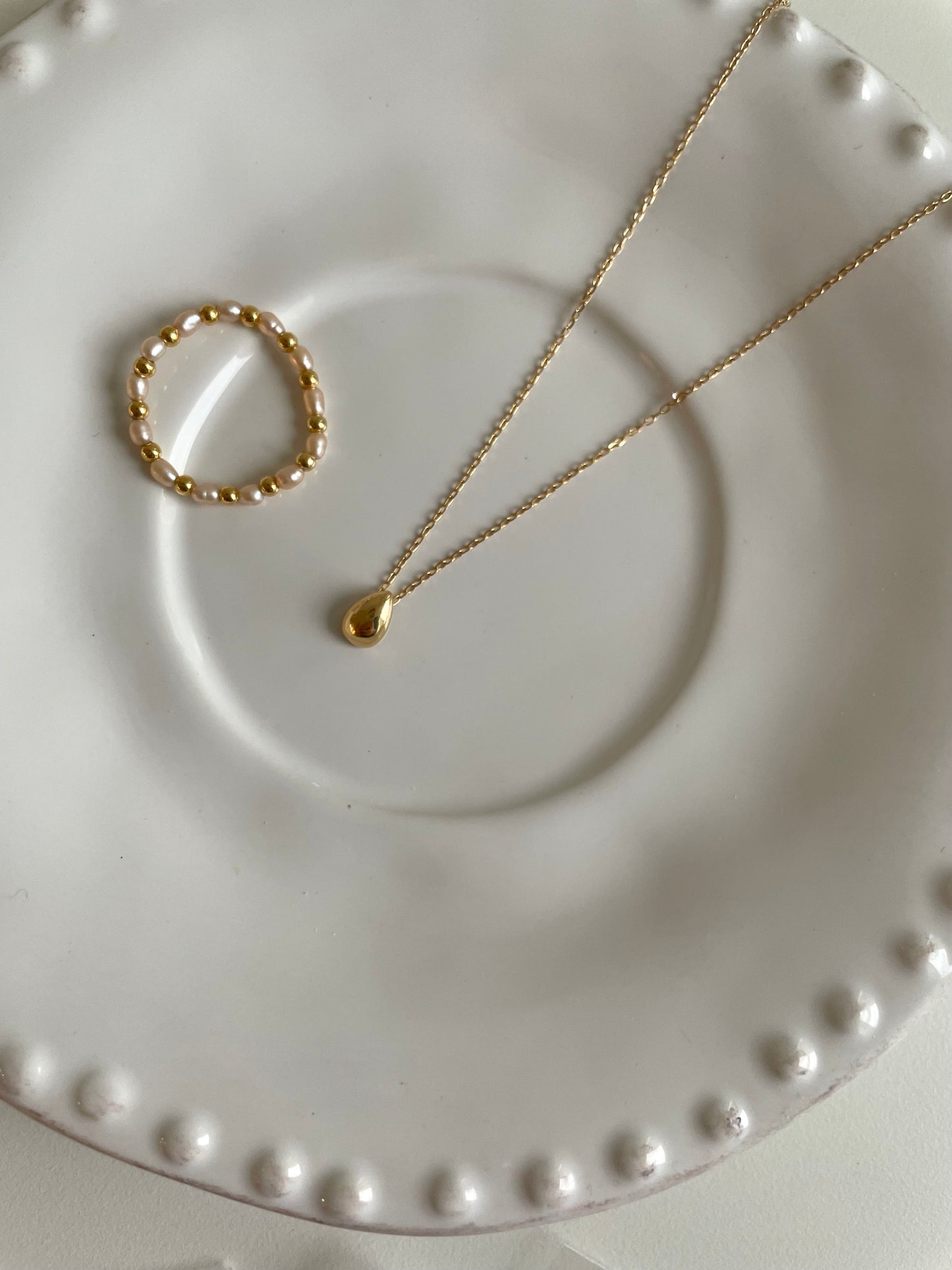 Drop necklace silver 925