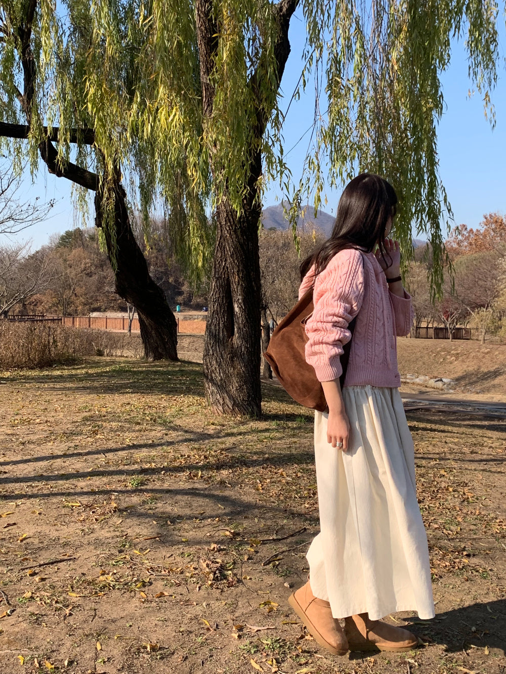 aione peach gimo skirt