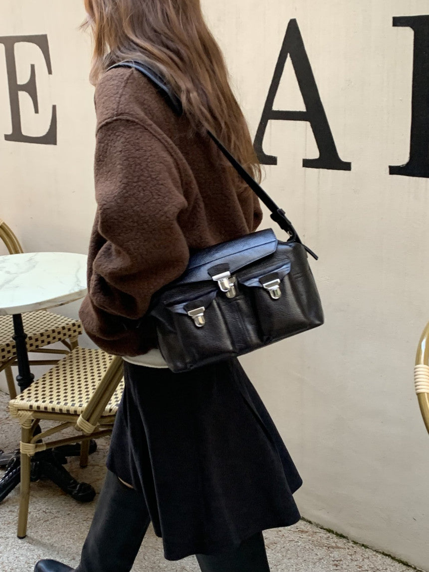 Cris fine wool dumble zip up jumper-3col