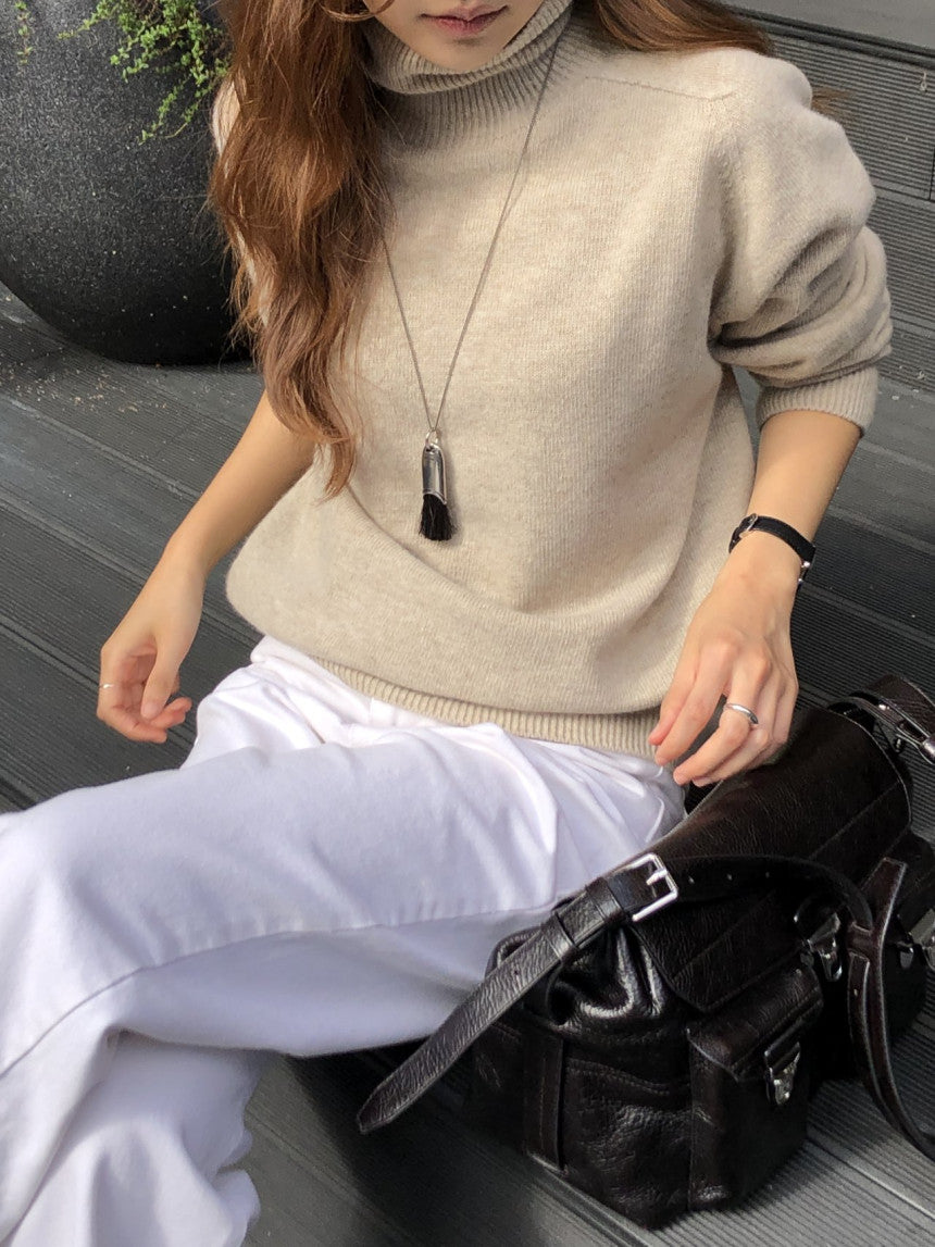 Meline wholegarment turtleneck knit-3col