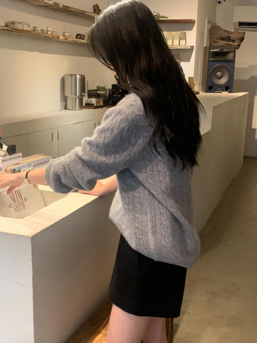 Marong cable knit-4col