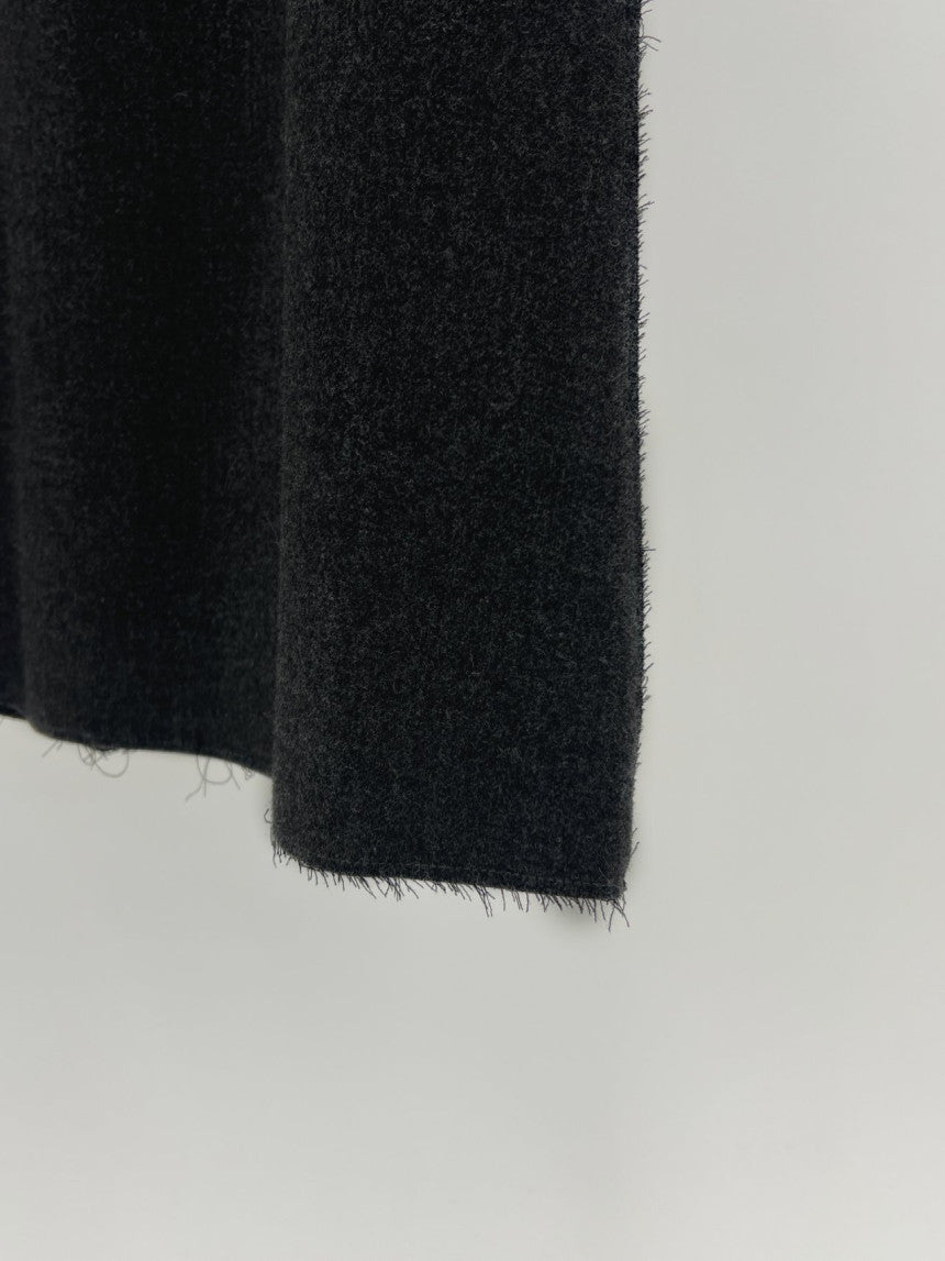 Mone wool flare skirt-2col