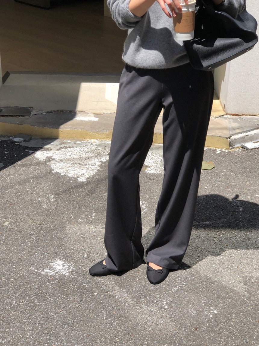 Row flare slacks-3col
