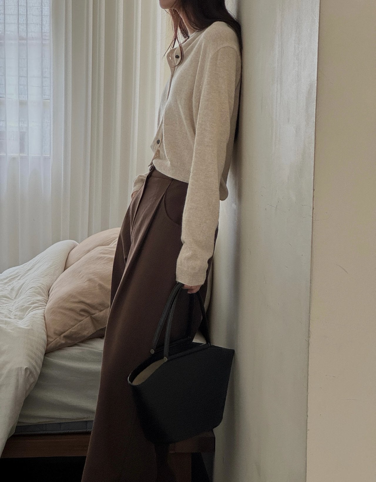cashmere cardigan-5col