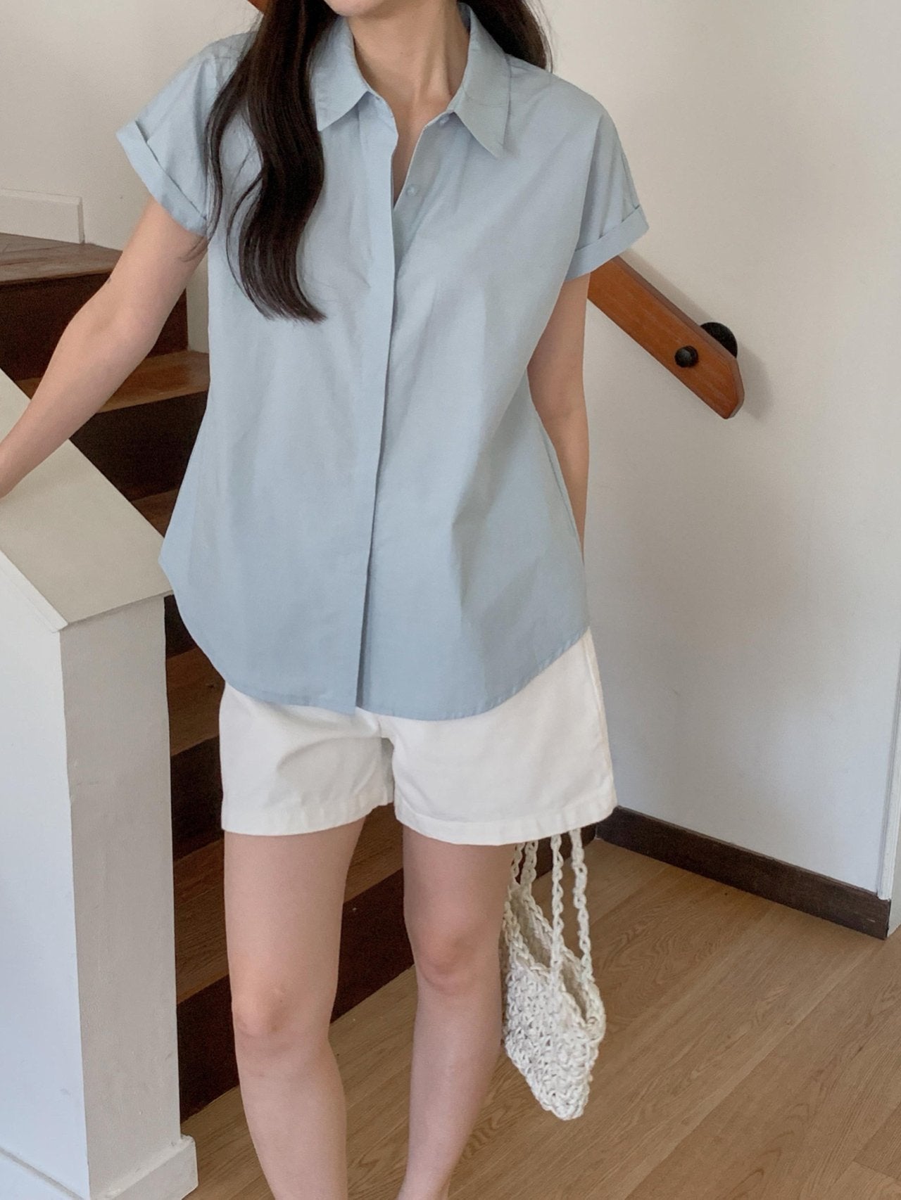 Cotton cabra shirt-3col
