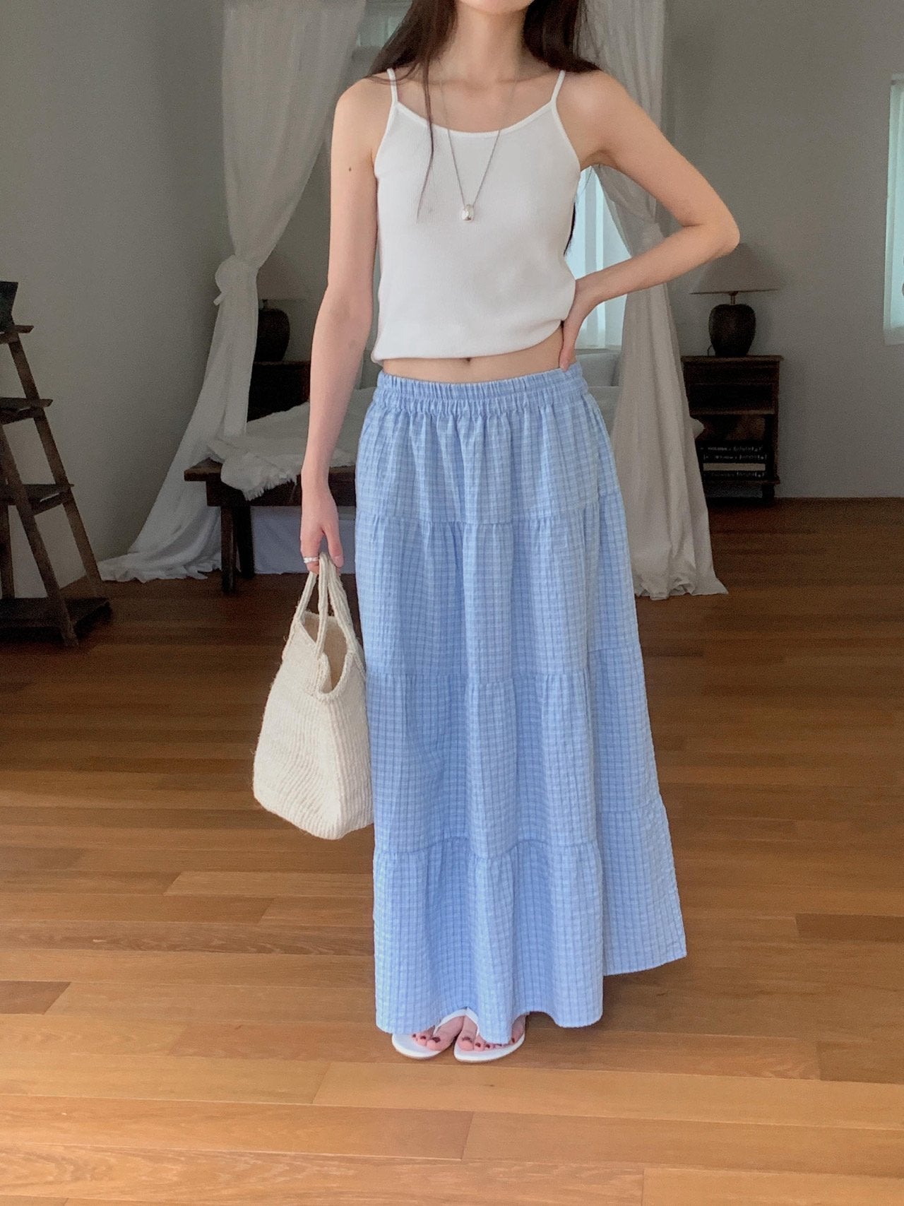 Rudy cheak skirt-2col